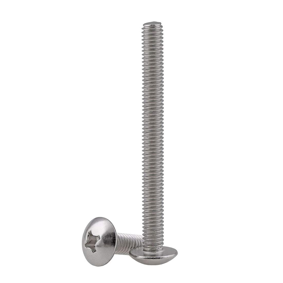 UUDULY  40 Pack Metric M4 by 45mm Machine Screws Stainless Steel Truss Head Phillips Drive for Cabinet Drawer Knob Pull Handle
