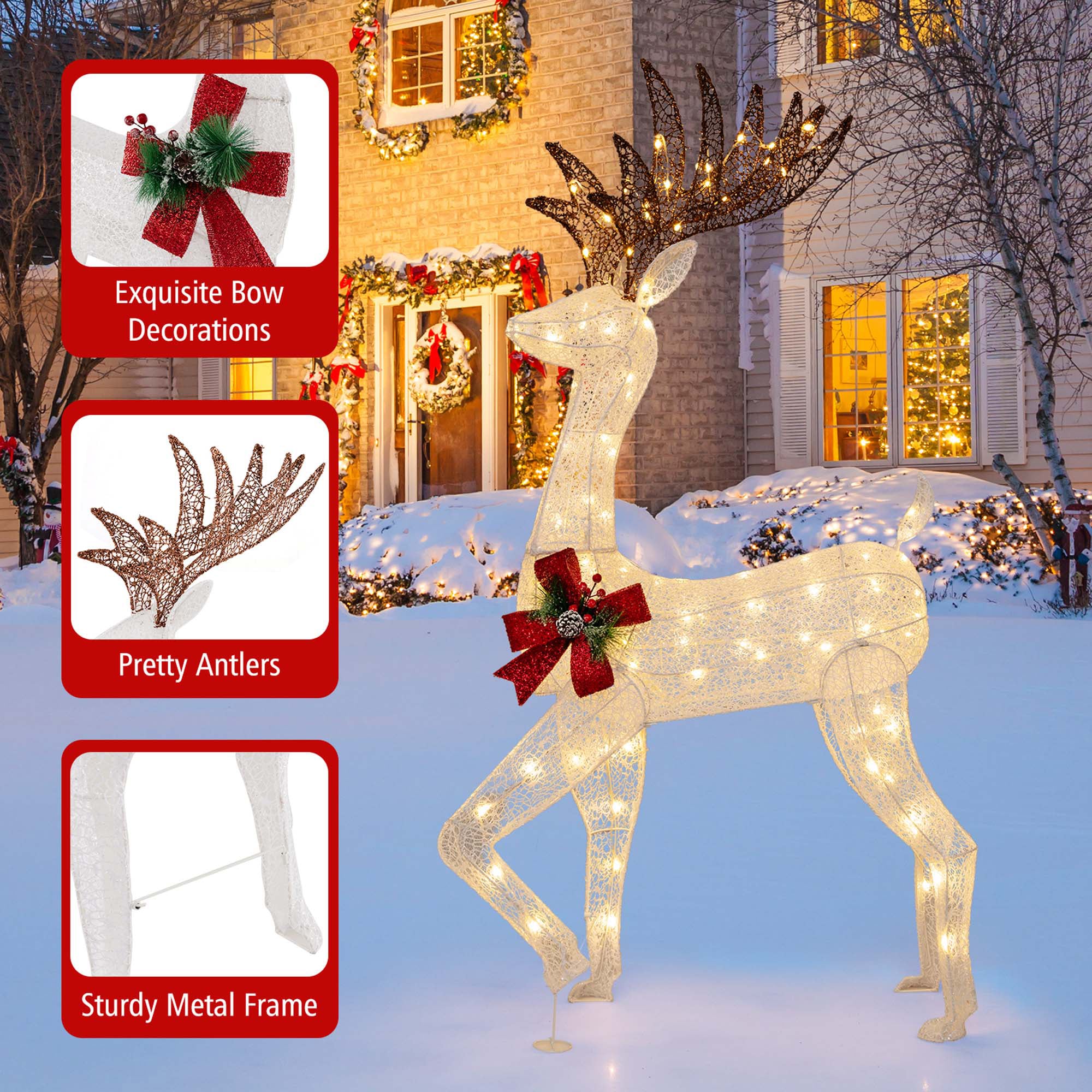 Costway LWS00789 Table-Christmas-Decorations - View #4