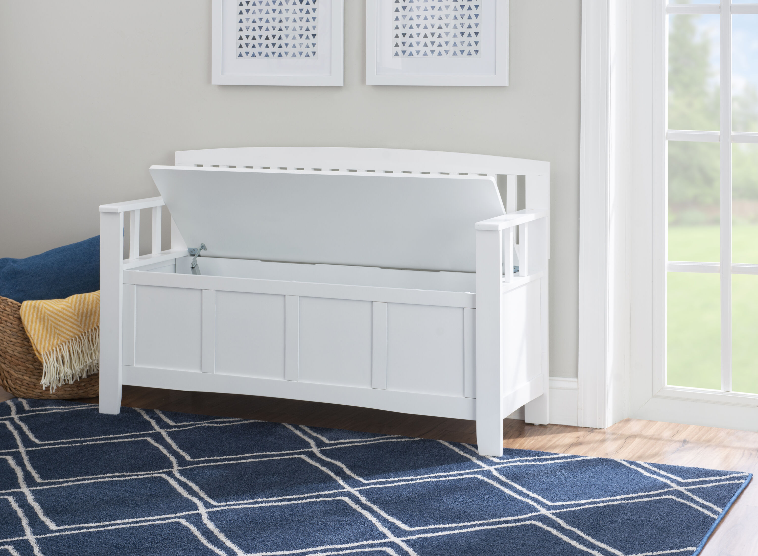 Linon BH184WHT01 bench - View #8