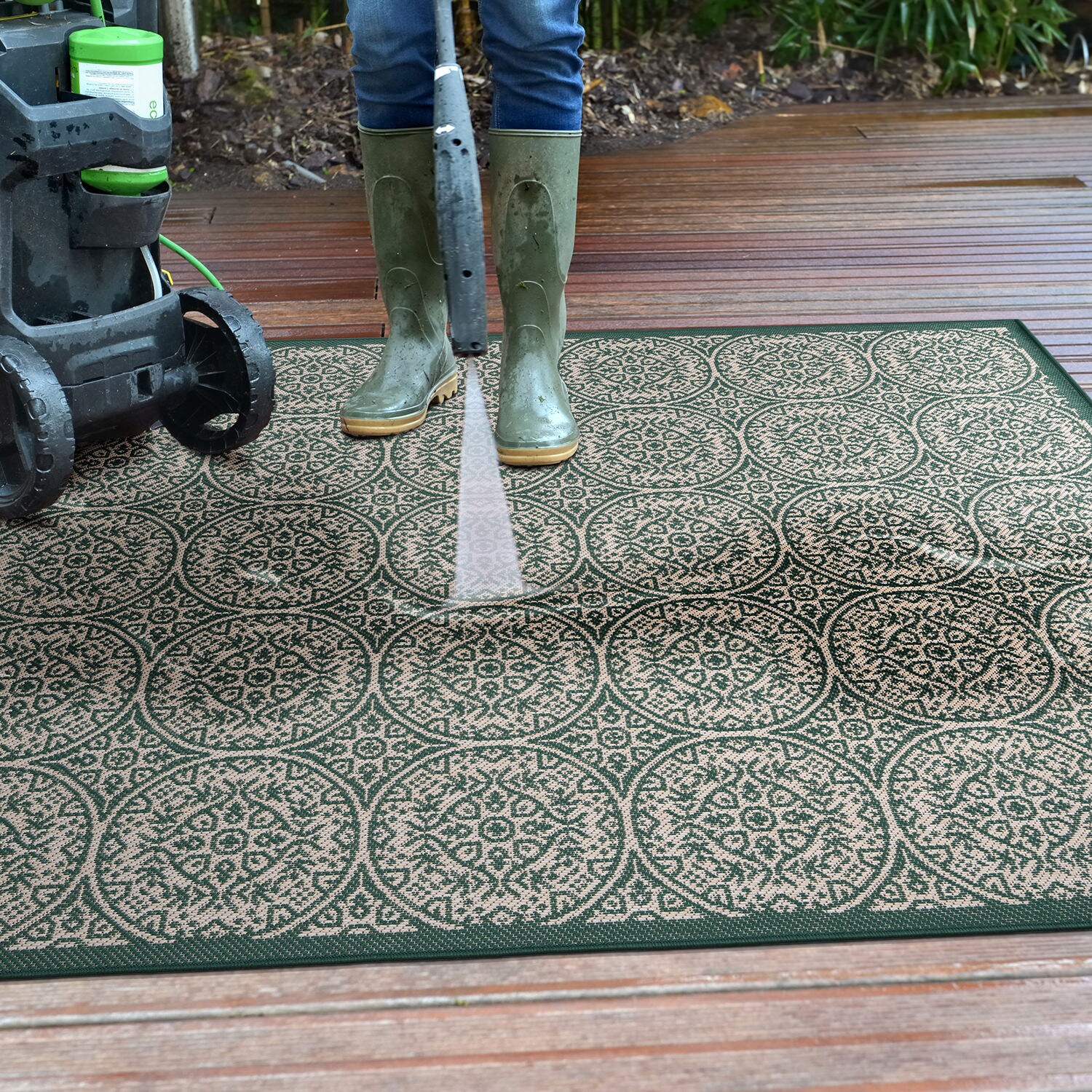 World Rug Gallery 121GREEN5X7 rugs - View #11