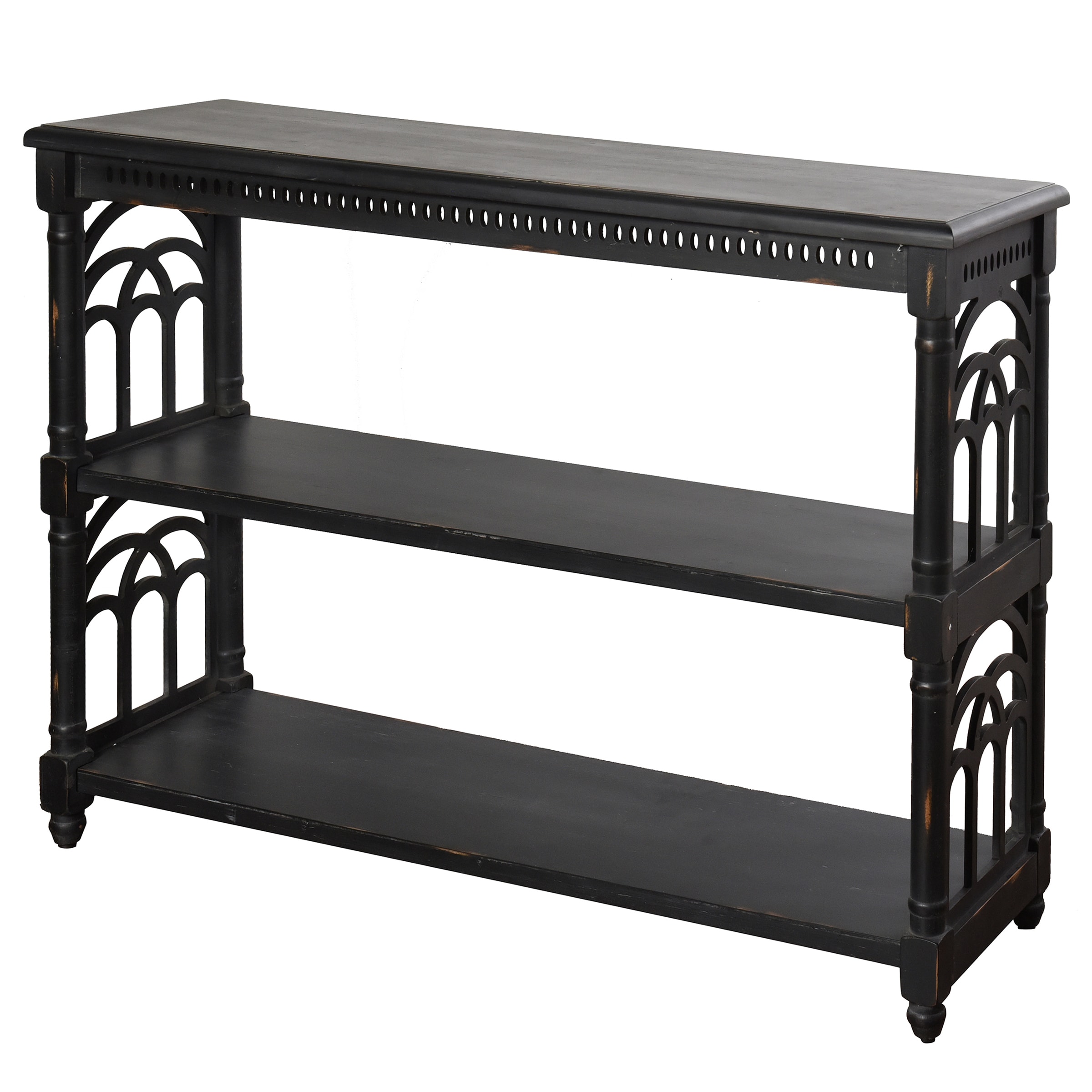 StyleCraft Home Collection AF18348ADS Modern Black Console table