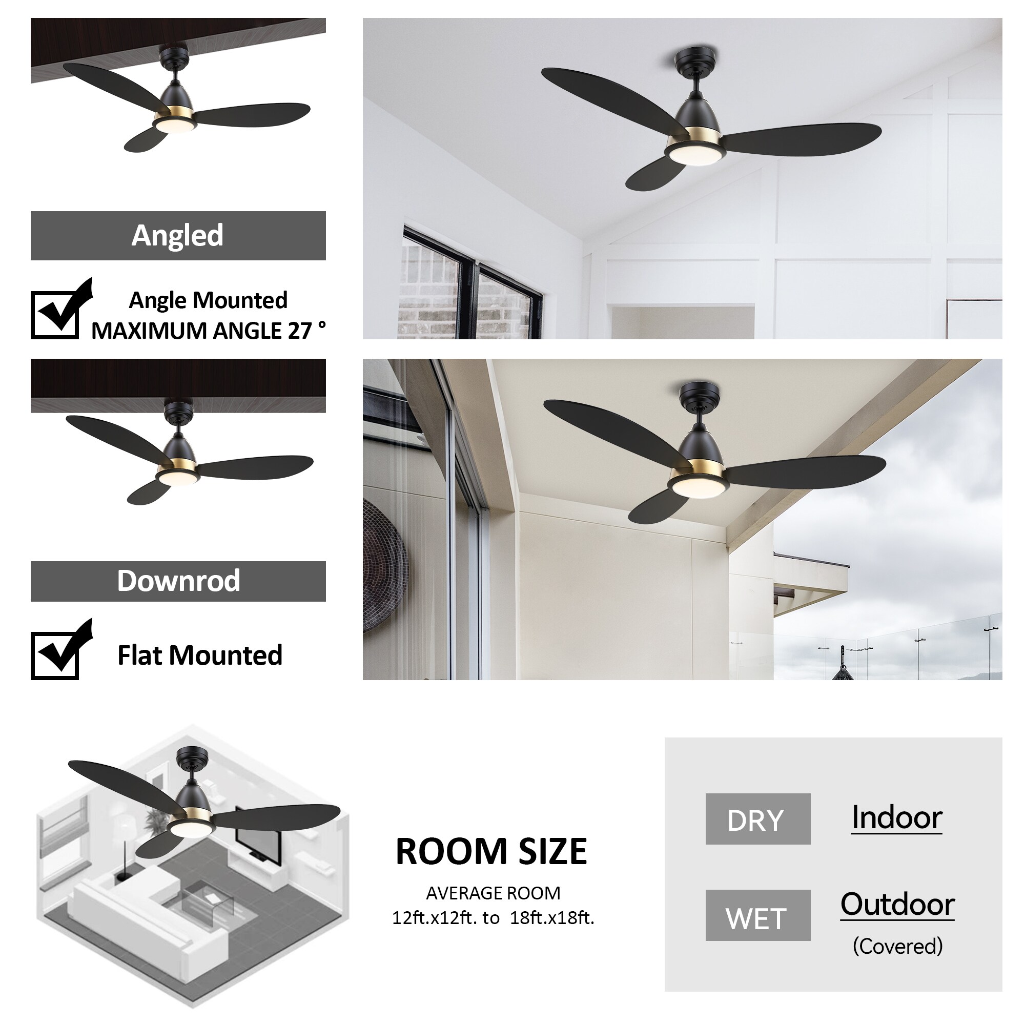 CARRO USA LS523Q7-L12-B2-1 Ceiling-Fans - View #8