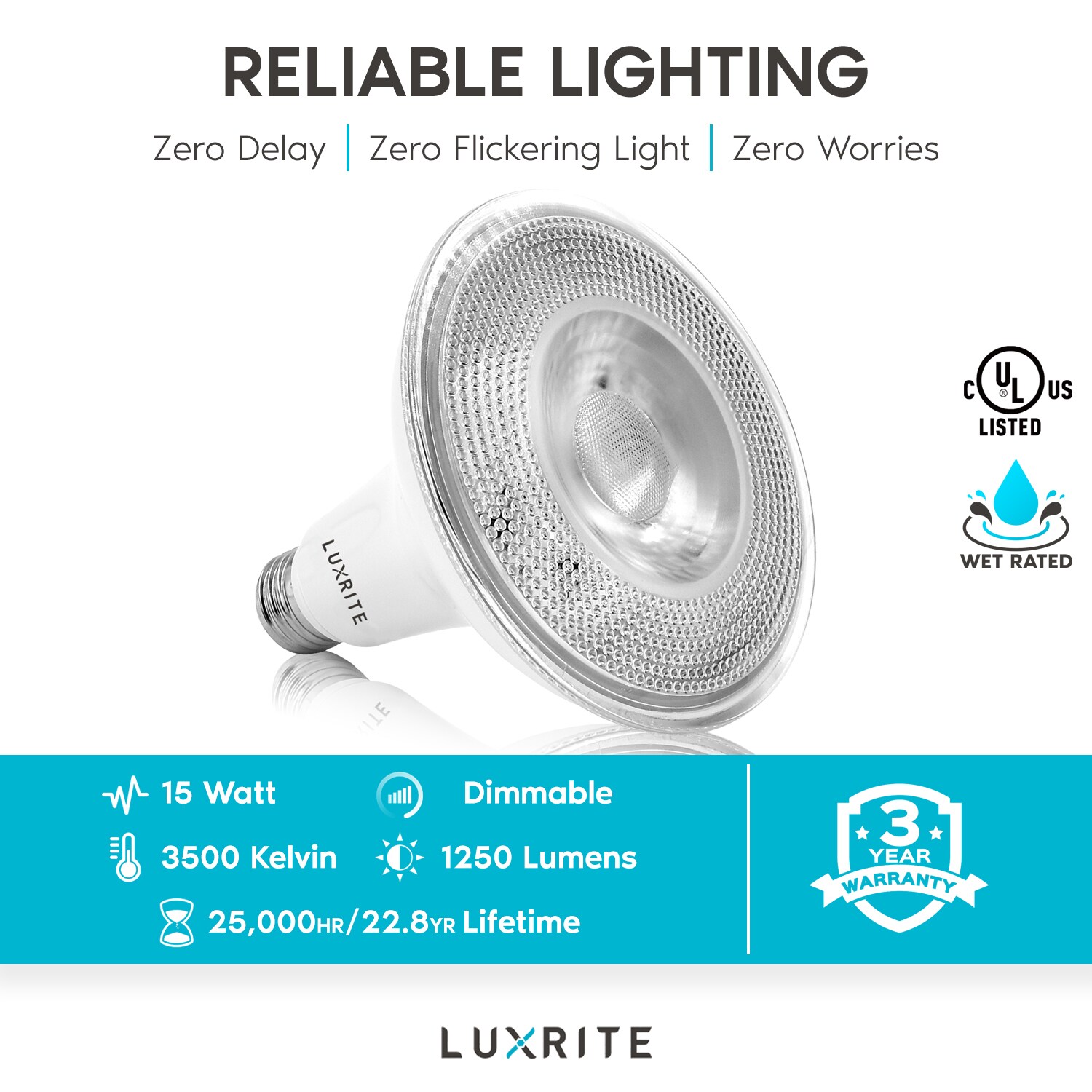 Luxrite LR31617-4PK Led-Flood-Spot-Light-Bulbs - View #7