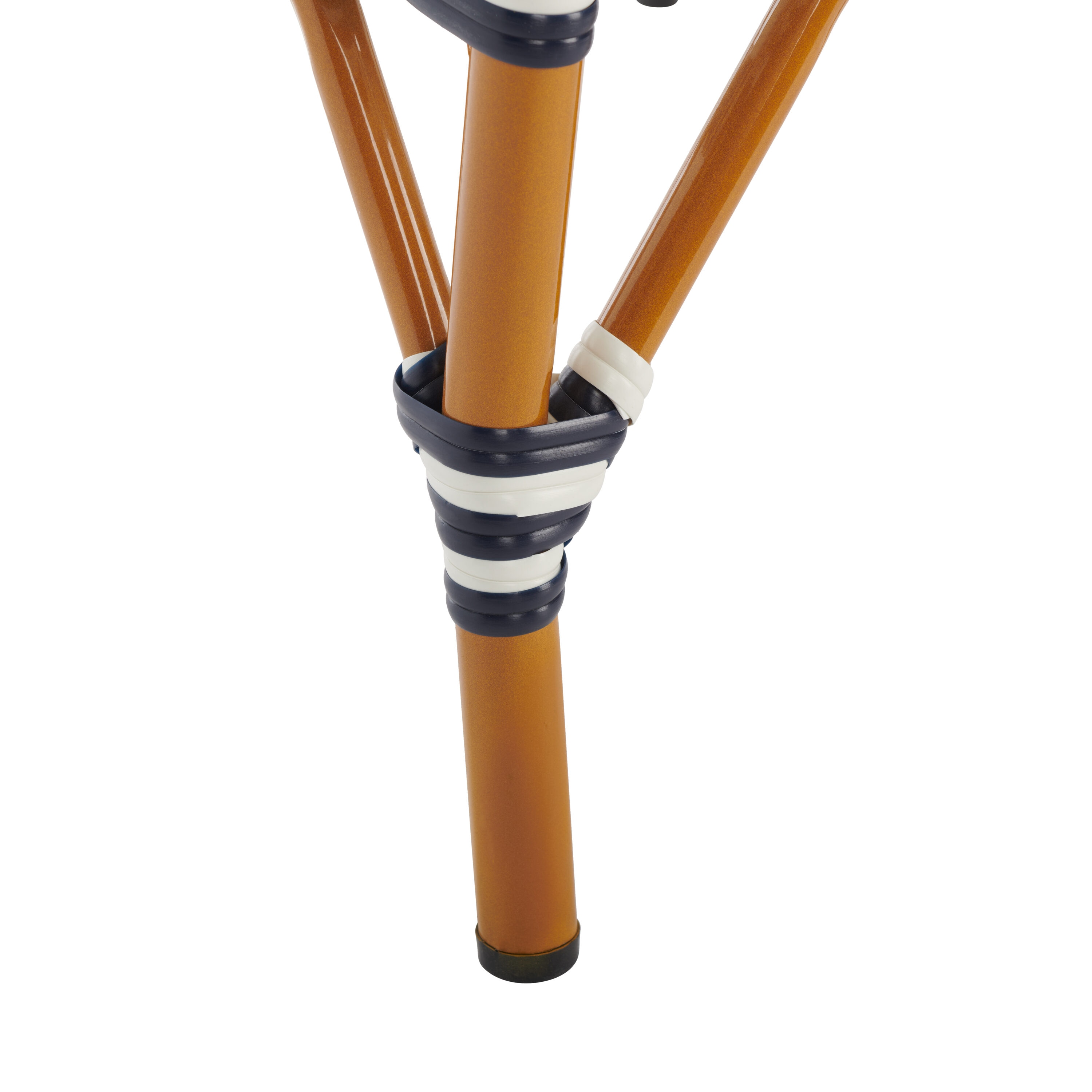 California Chic Navy & White Aluminum Outdoor Bar Stool