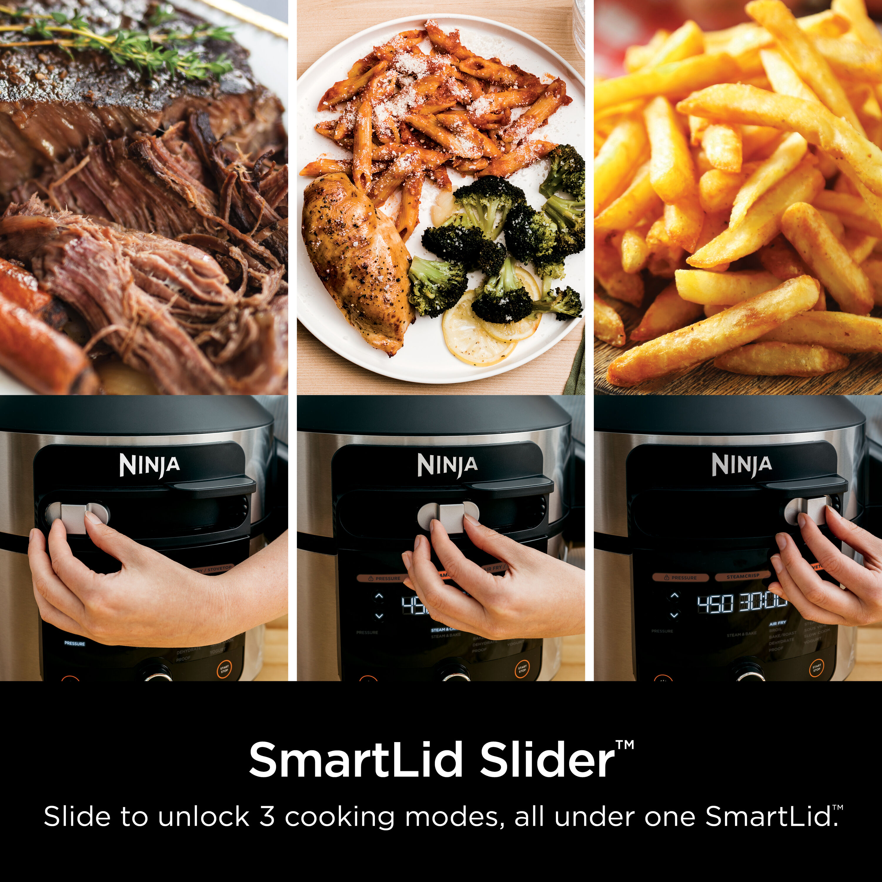 NEW Ninja Foodi 14 in 1, 6.5-QT Pressure Cooker Steam Fryer with Smart Lid