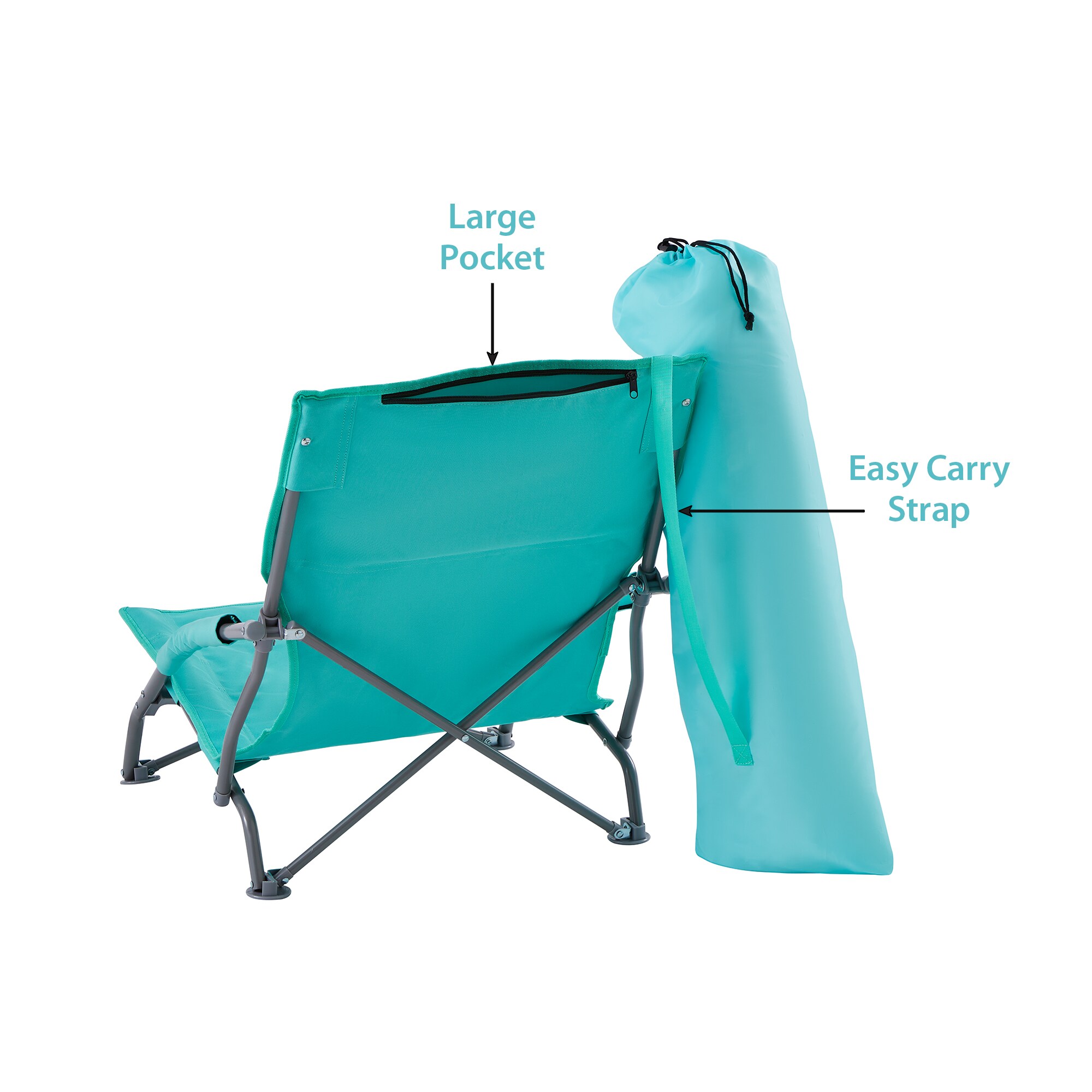 ProductWorks 58325-MYT Beach-Camping-Chairs - View #3