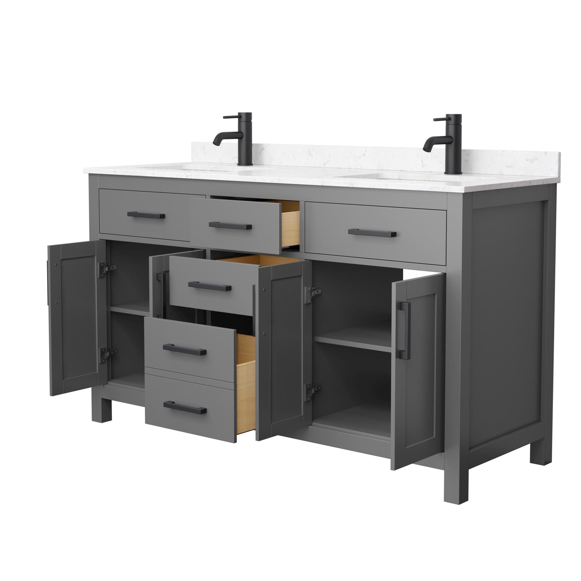 Wyndham Collection WCG242460DGBCCUNSMXX Bath-Vanity-Combo - View #3