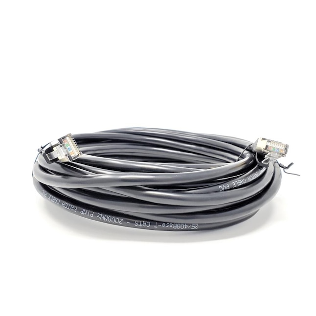 Micro Connectors 50-ft Cat 8 Black Ethernet Cable in the Ethernet