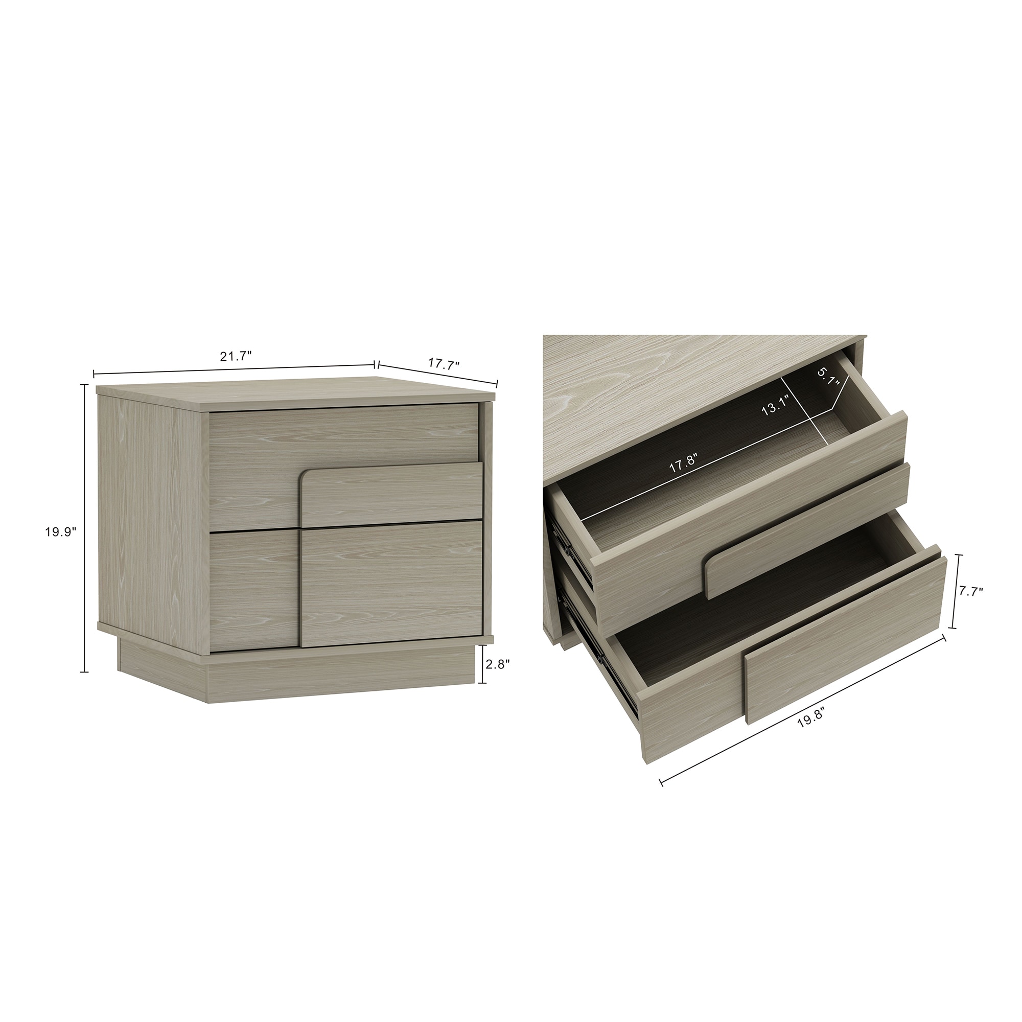 Manhattan Comfort 2-NS003-OK nightstands - View #3