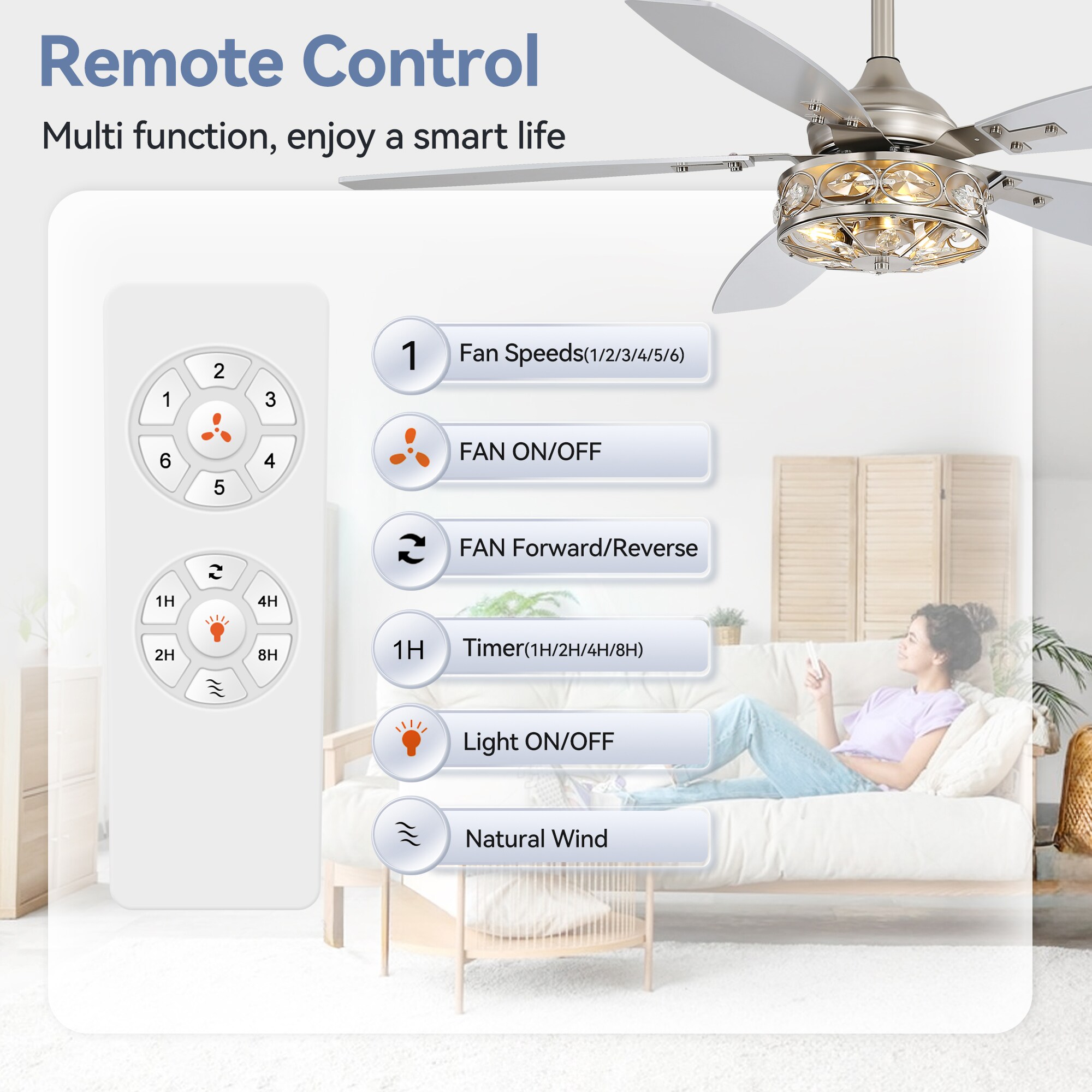 Breezary 35060-SN Ceiling-Fans - View #6