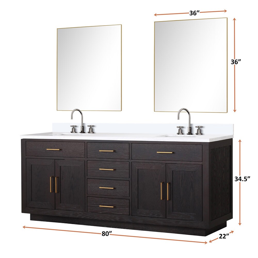 Lexora LVGI80DJ201 Bath-Vanity-Combo - View #6