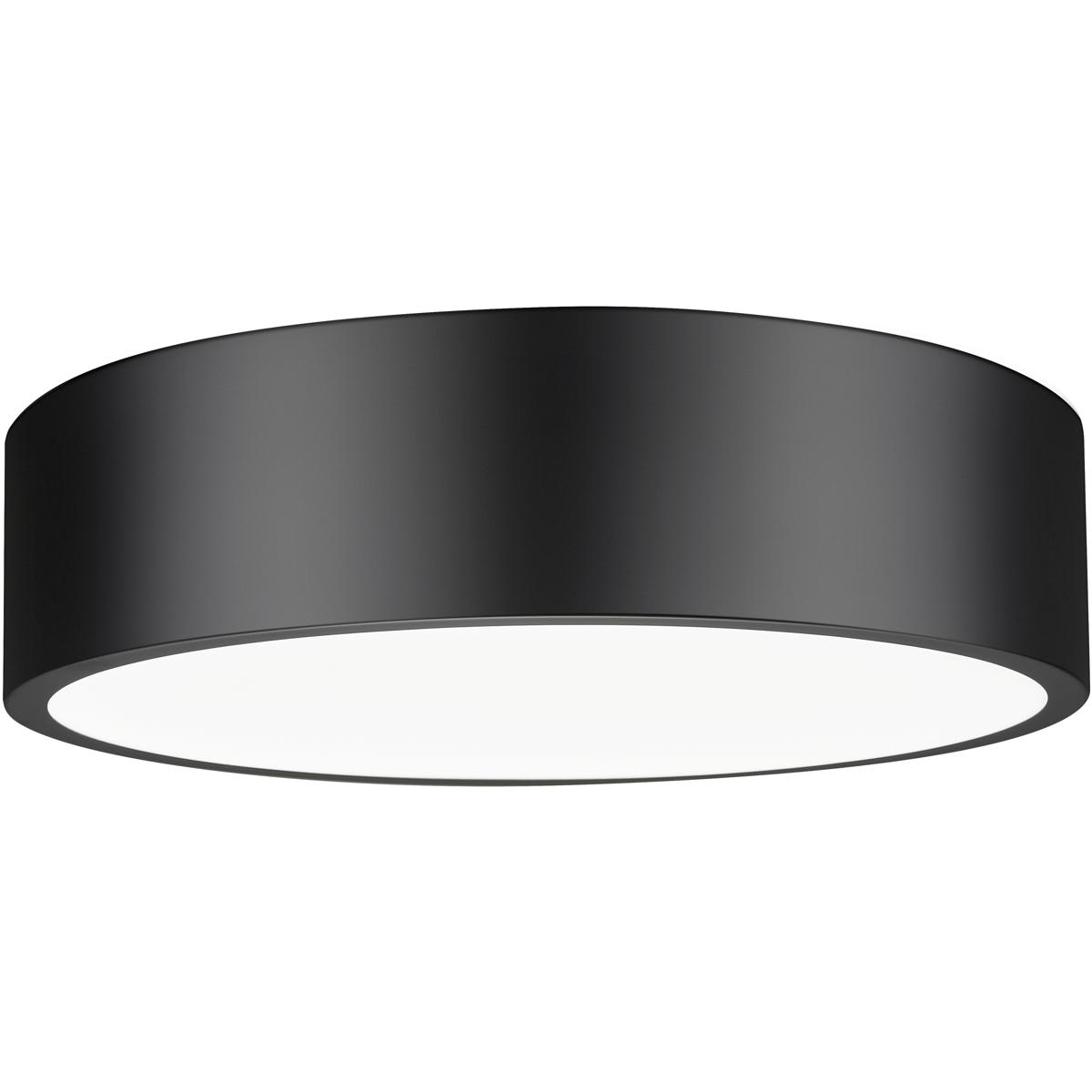  1017F16-MB-LED Coronado LED 16 inch Matte Black Flush Mount Ceiling Light