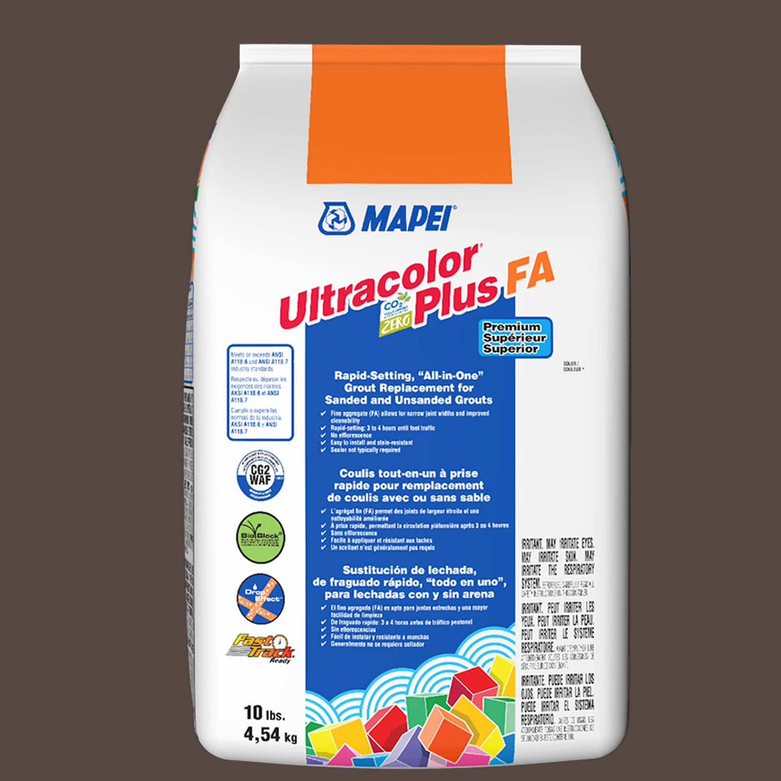 MAPEI 6BU500705 Ultracolor Plus FA Chocolate #5007 All-in-one Grout (10-lb)