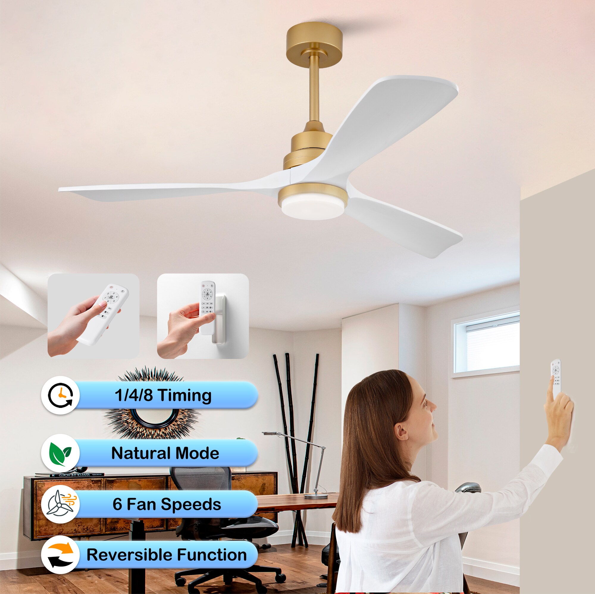 LUXEYARD DS-J-FAN57 Ceiling-Fans - View #4