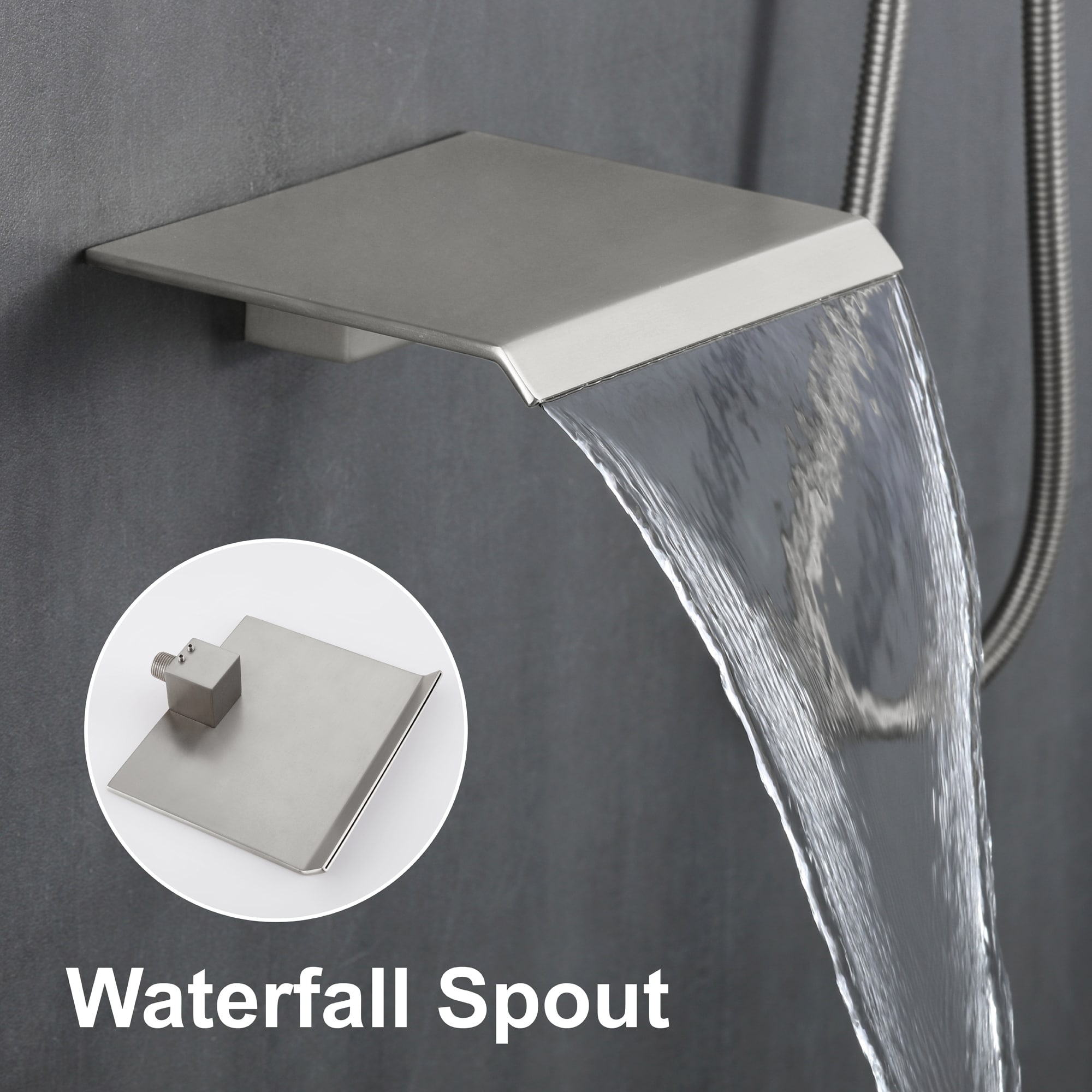 WELLFOR WA9009CH Showerhead-Bar-Panels - View #12