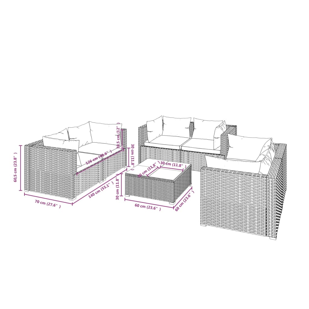vidaXL 3102308 Patio-Sofas-Daybeds - View #7