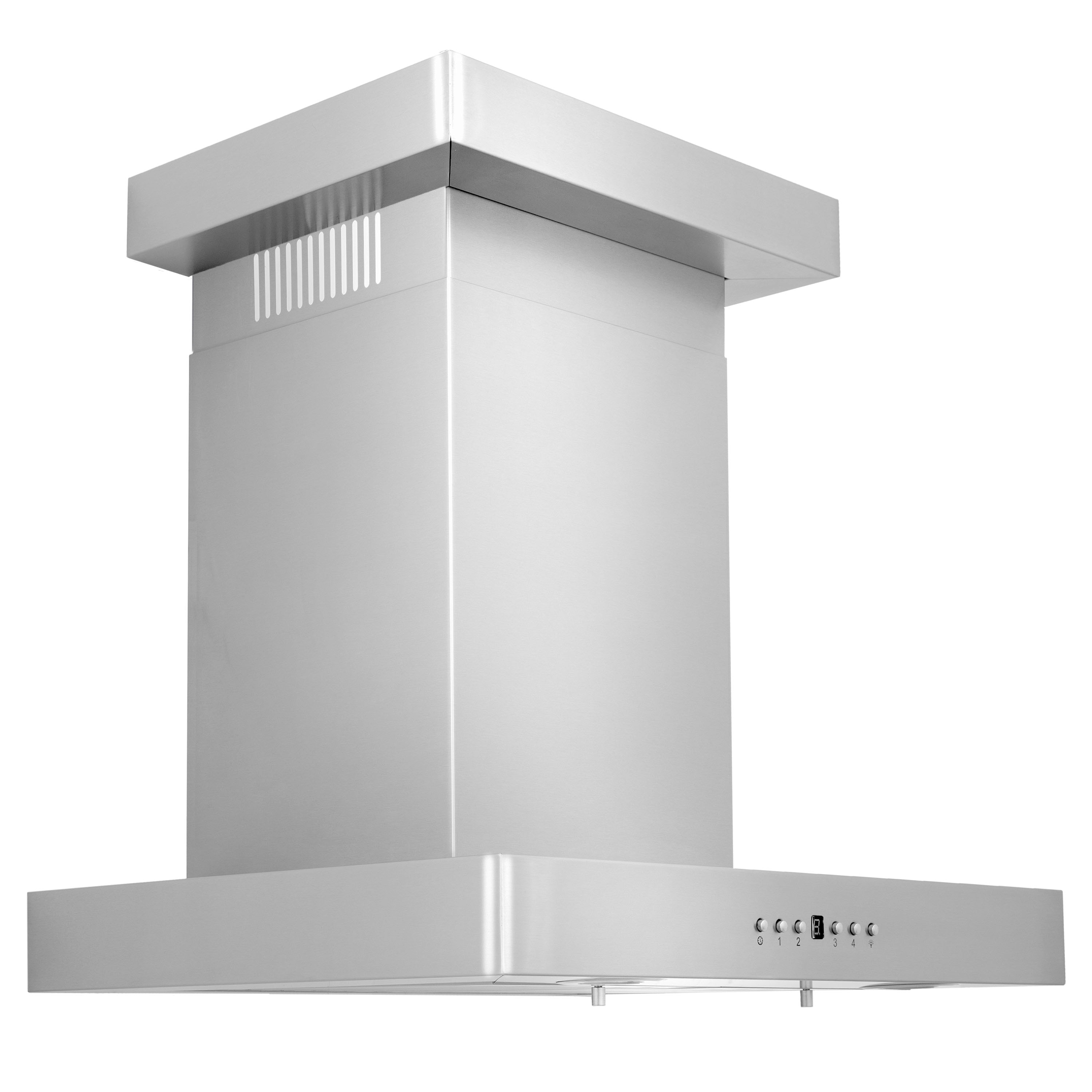 ZLINE KITCHEN & BATH KECRN-24 24 inch Convertible 400-CFM Recirculating Stainless steel Wall-Mounted Range Hood