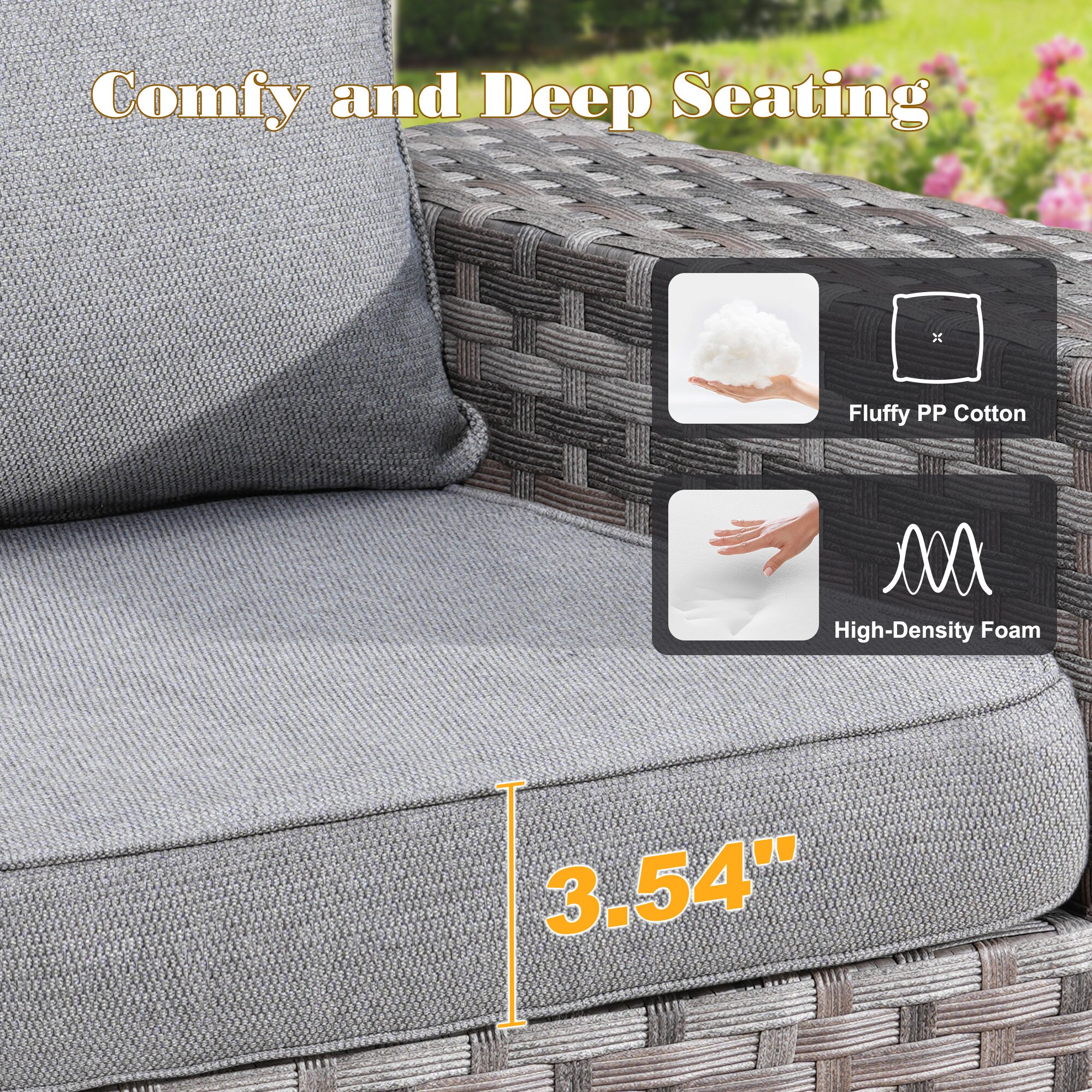 Pouuin SCFPBBR2-9 Patio-Sofas-Daybeds - View #5