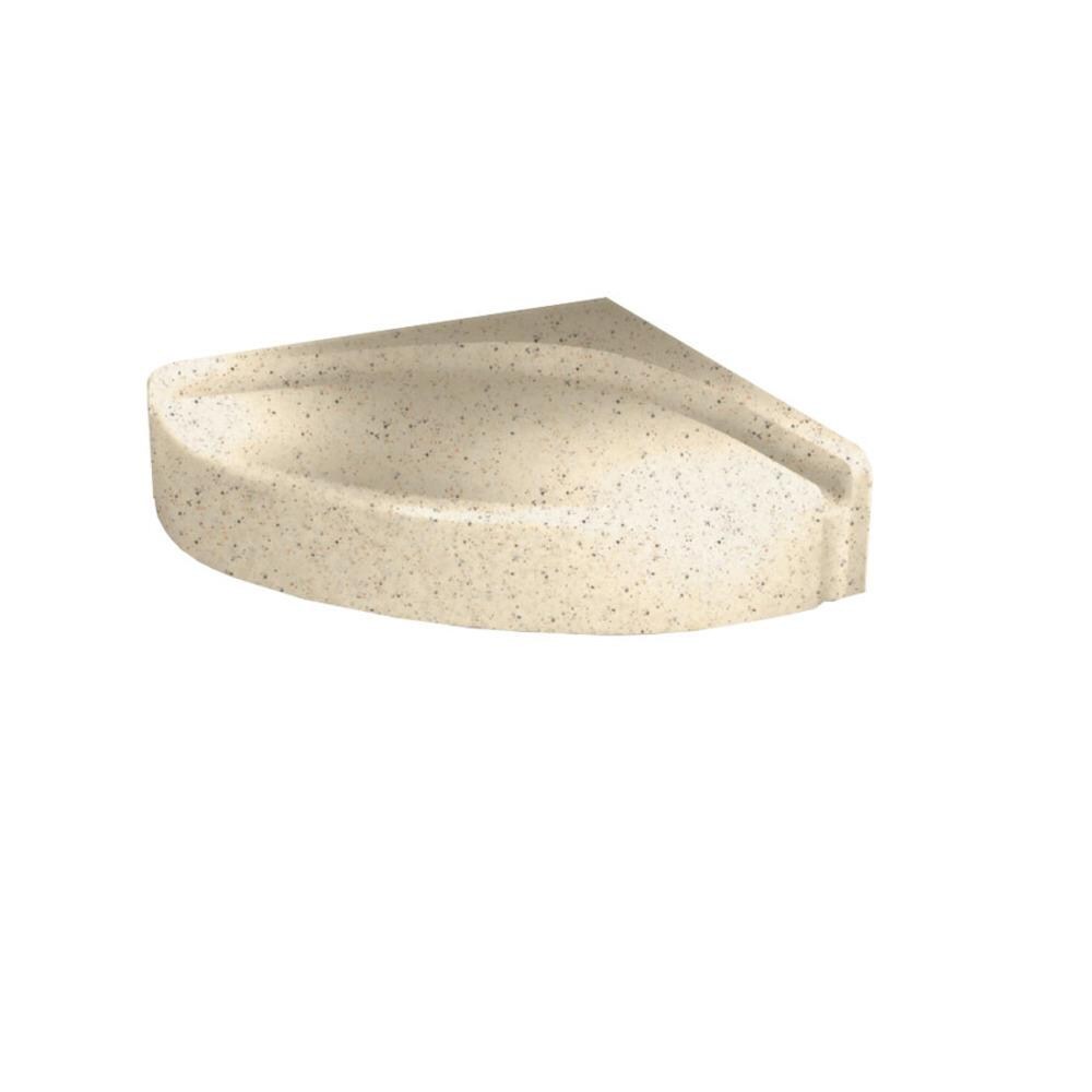 Swanstone Tahiti Desert Solid Surface Wall Mount Shower Seat at