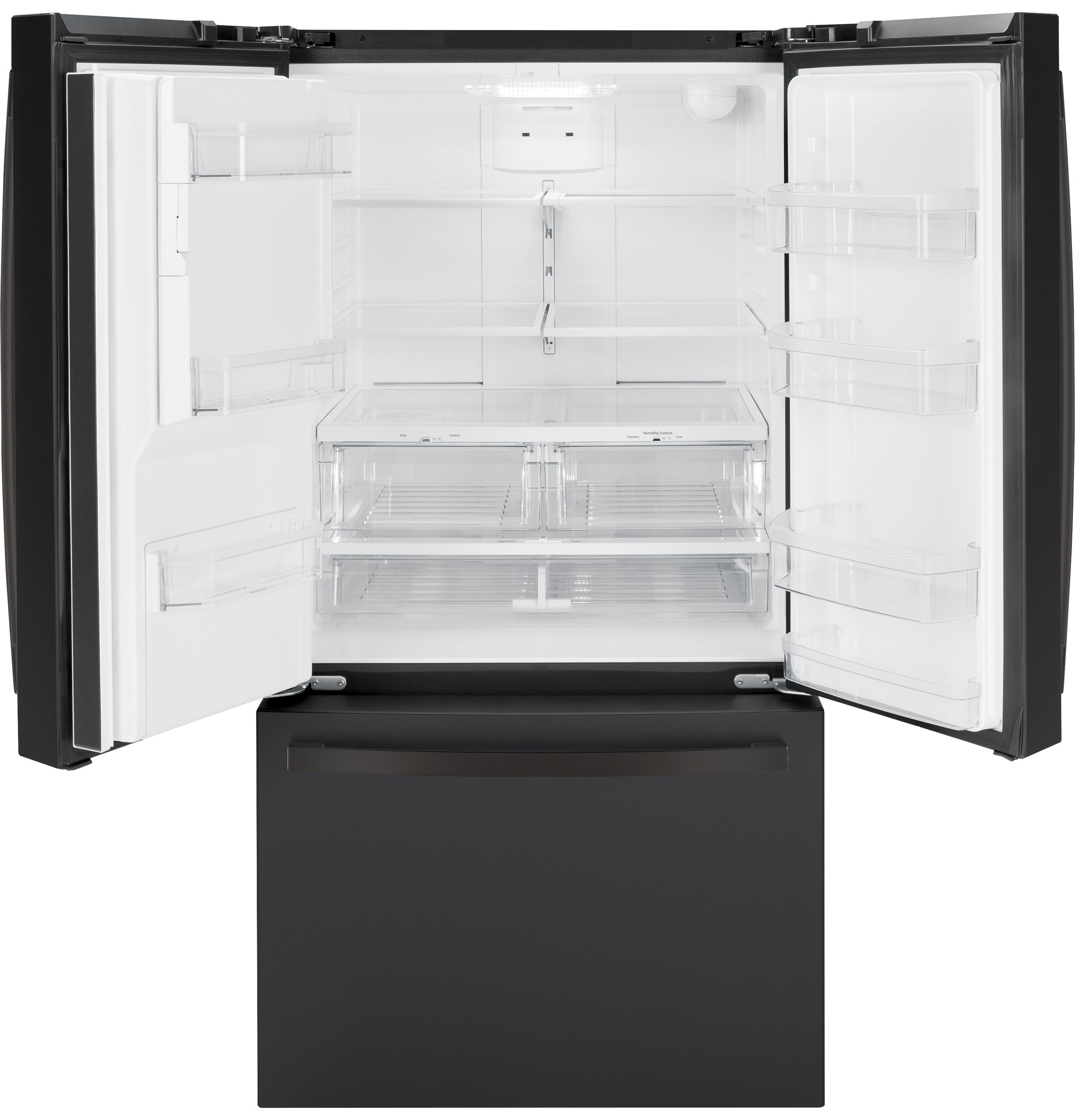 lowes ge black slate refrigerator