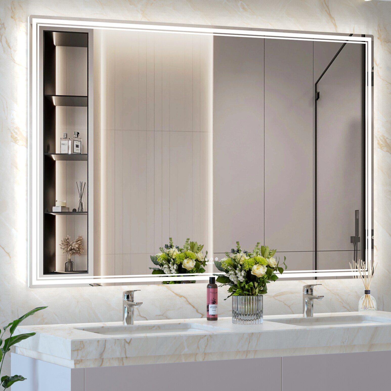Bybafun YB5100086 Framed-Bath-Mirrors - View #15