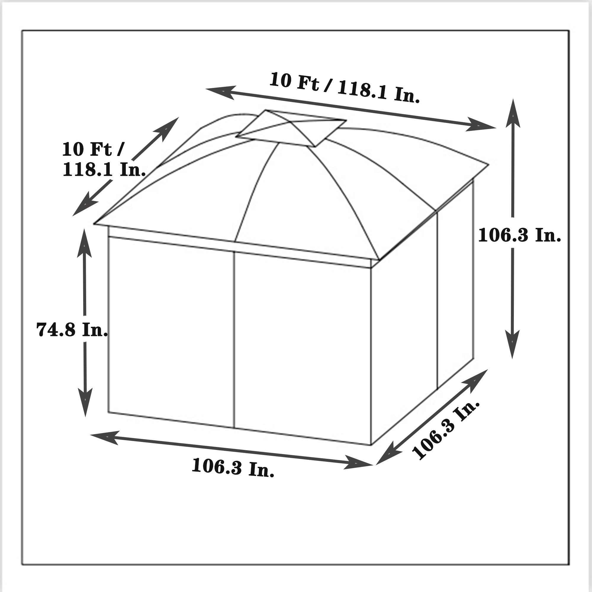 Xspracer ML-GA1372 Wood-Resin-Gazebos - View #12