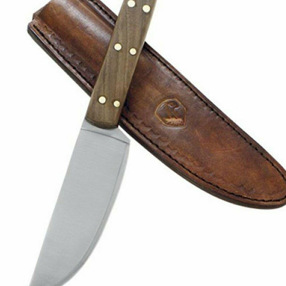  SPTMN15241 Condor Tool and Knife 2160307 Scalper 10.625 in. Fixed Blade, Walnut- PlainEdge with Sheath- Brown