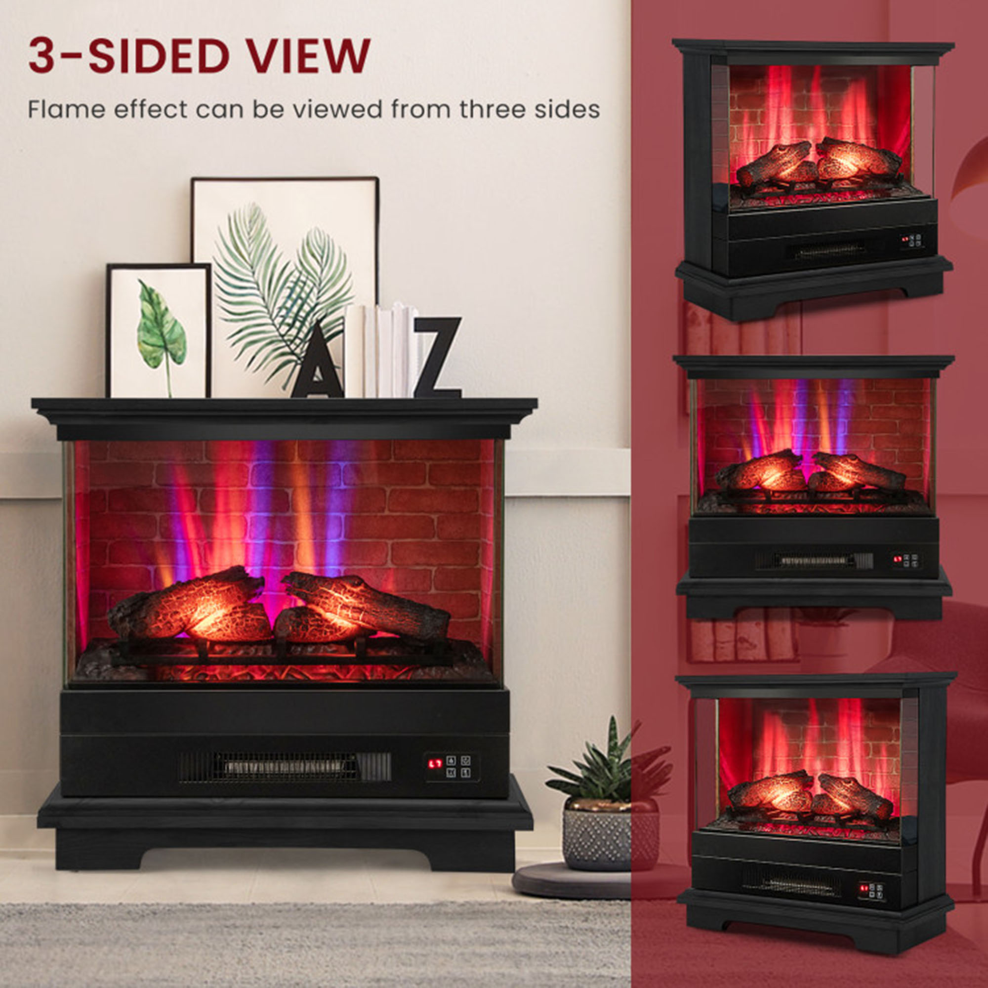 Clihome CL-FP10560USDK Electric-Fireplaces - View #7