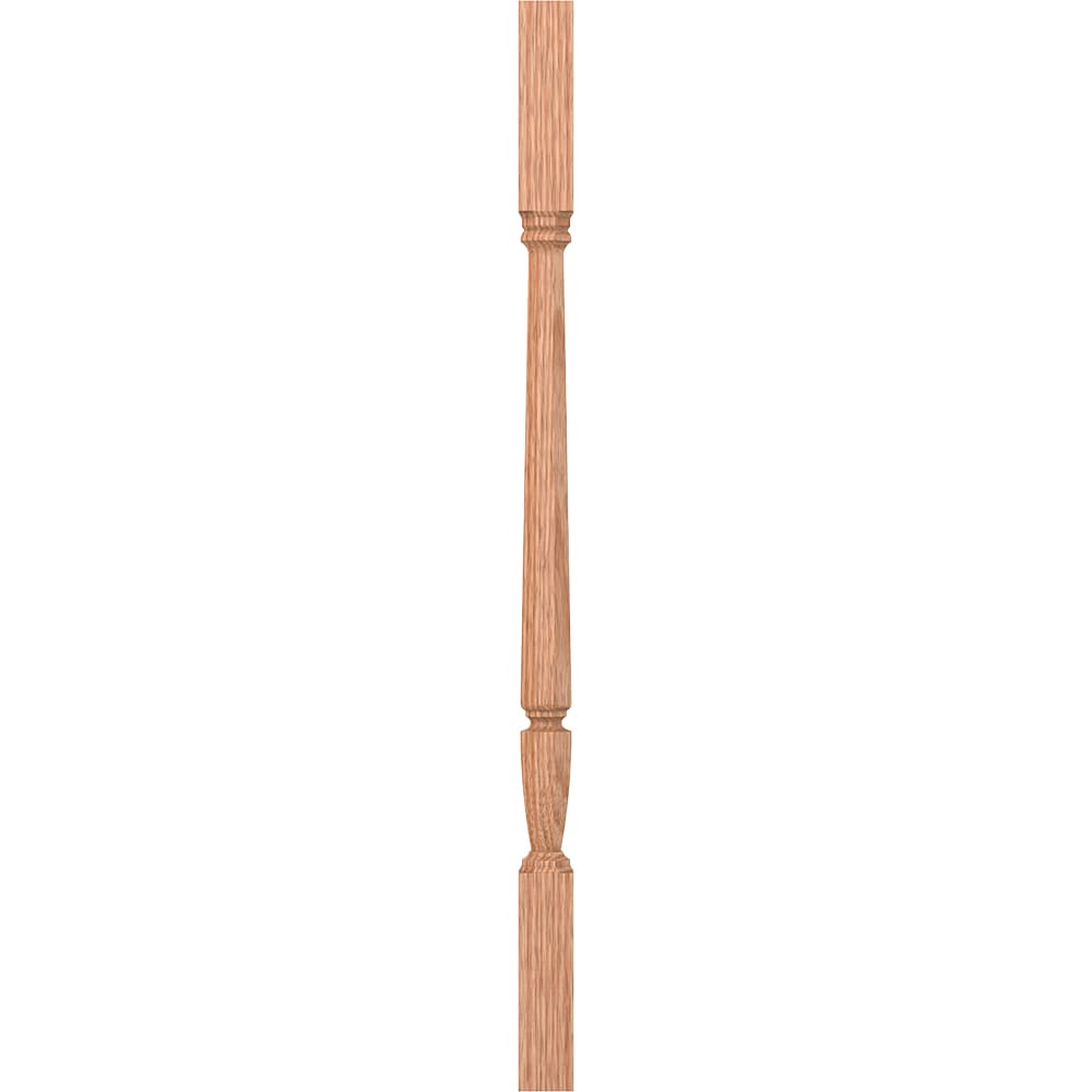 L.J. Smith Stair Systems LJP-20058-O 34 34-in x 1.75-in Unfinished Red Oak Square Top Stair Baluster