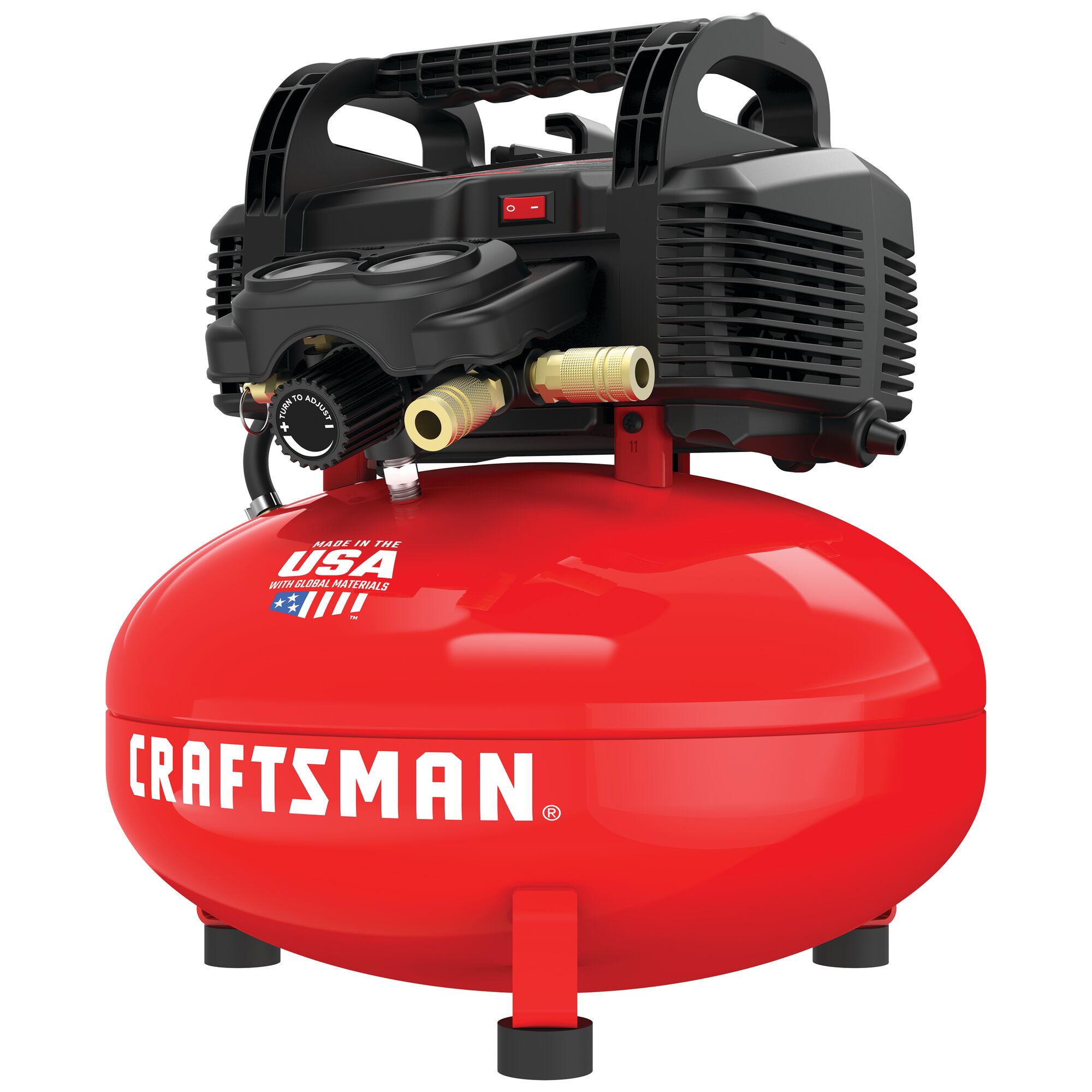 CRAFTSMAN 6-Gallons Portable 150 PSI Pancake Air Compressor in the Air  Compressors department at 
