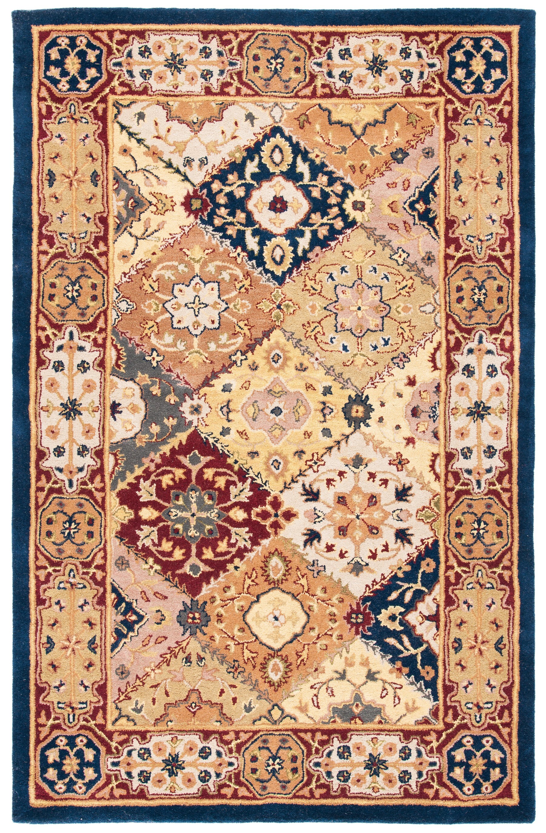 Safavieh Lavar Kerman LVK601B Creme/Red Area Rug – Incredible Rugs