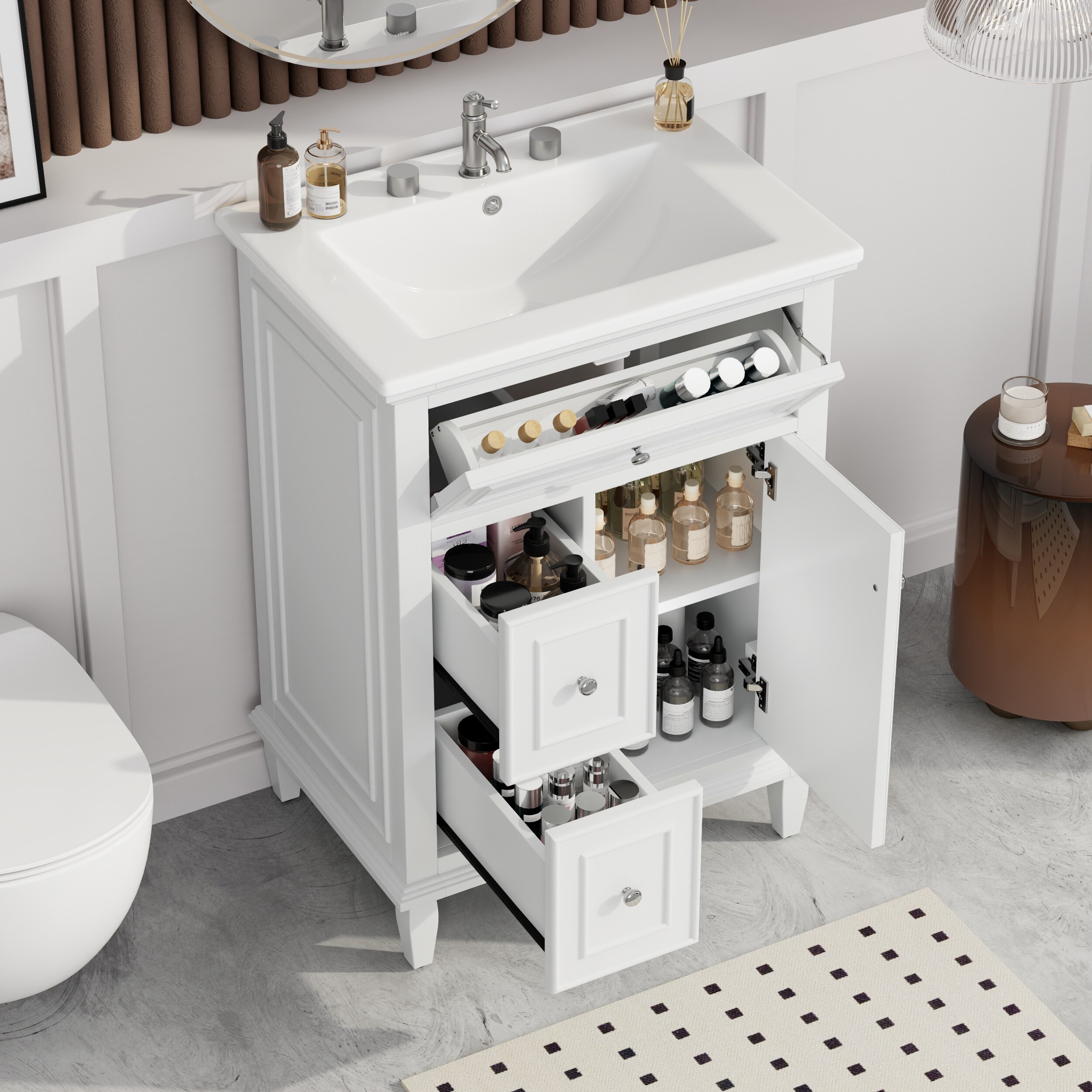 ModernLuxe L3P-N759P252821K Bath-Vanity-Combo - View #3