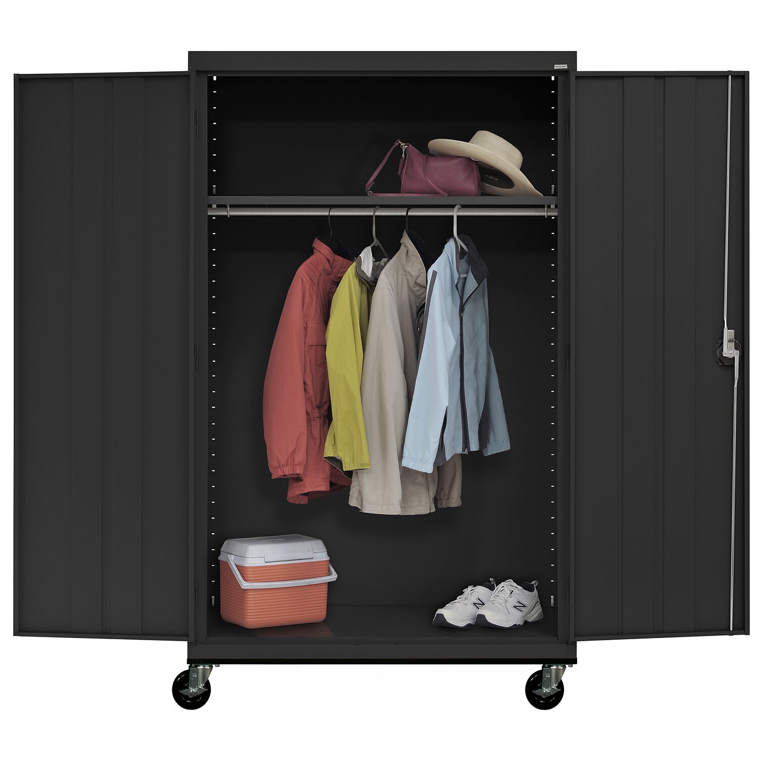 36in W x 24in D x 78in H Mobile Storage Cabinet by Sandusky Lee