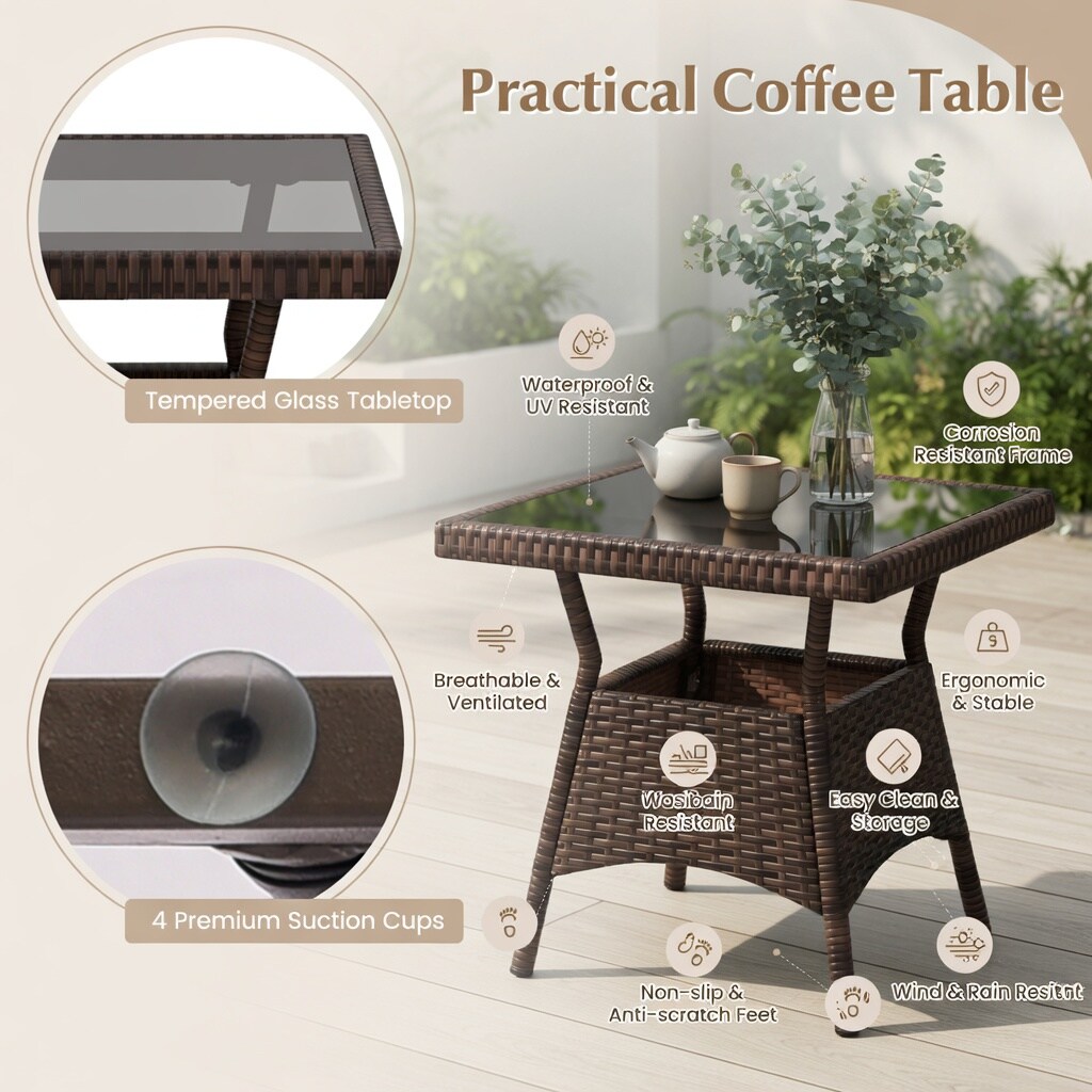 Choco Moon WYC-WQ33948-LS Patio-Conversation-Sets - View #5