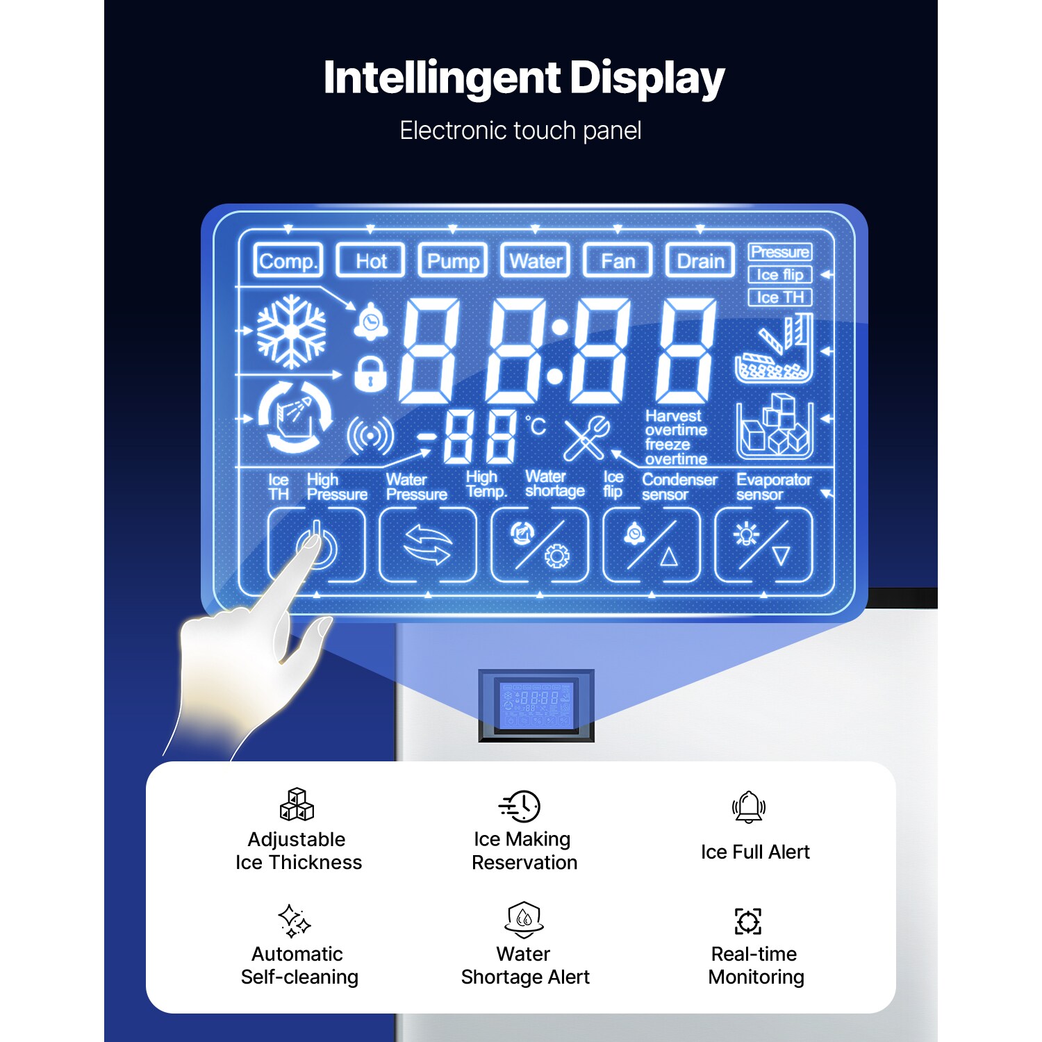 VEVOR SCFTZBJJT50008273V1 Ice-Makers - View #5