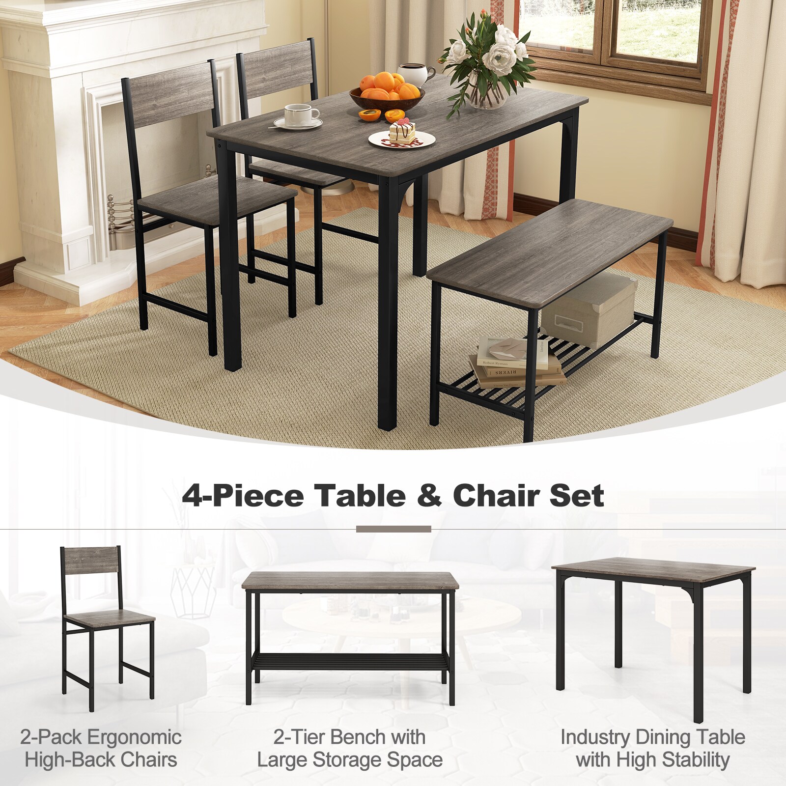Poinic CWJ10180GR Dining-Sets - View #3