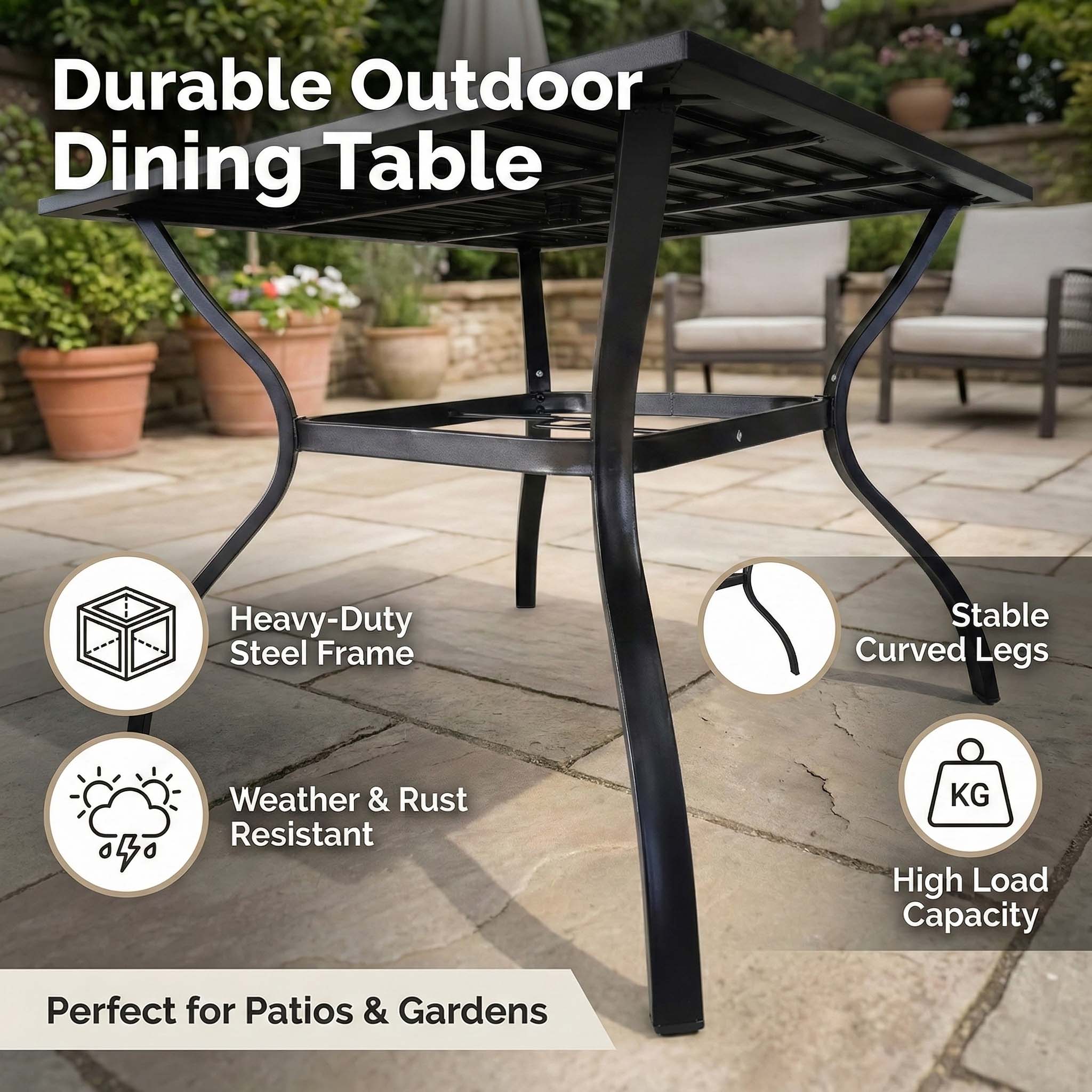 AAZJ JCF-54140MBRN Patio-Tables - View #10