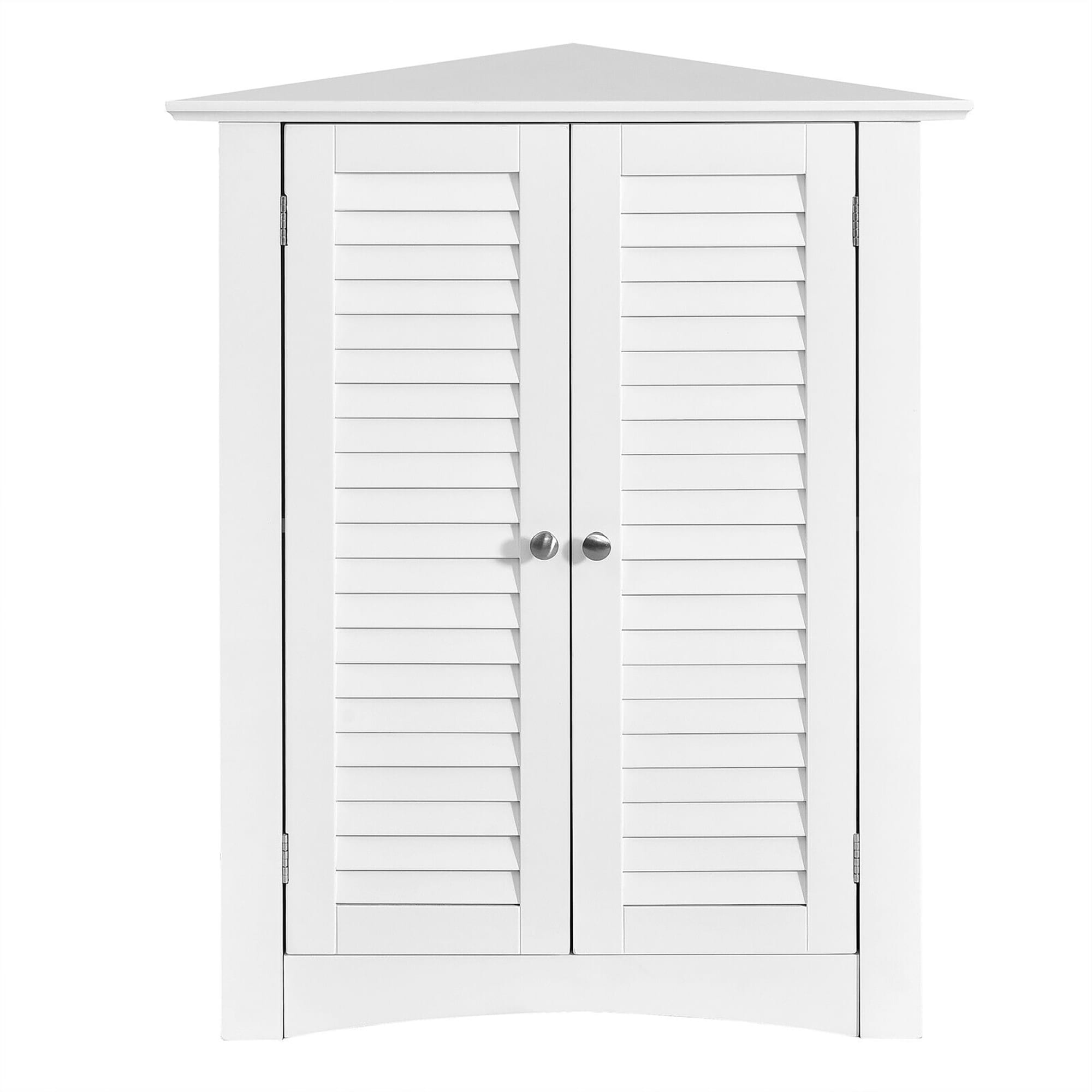 Costway Freestanding Tall Storage Cabinet Utility 2-Door Cabinet