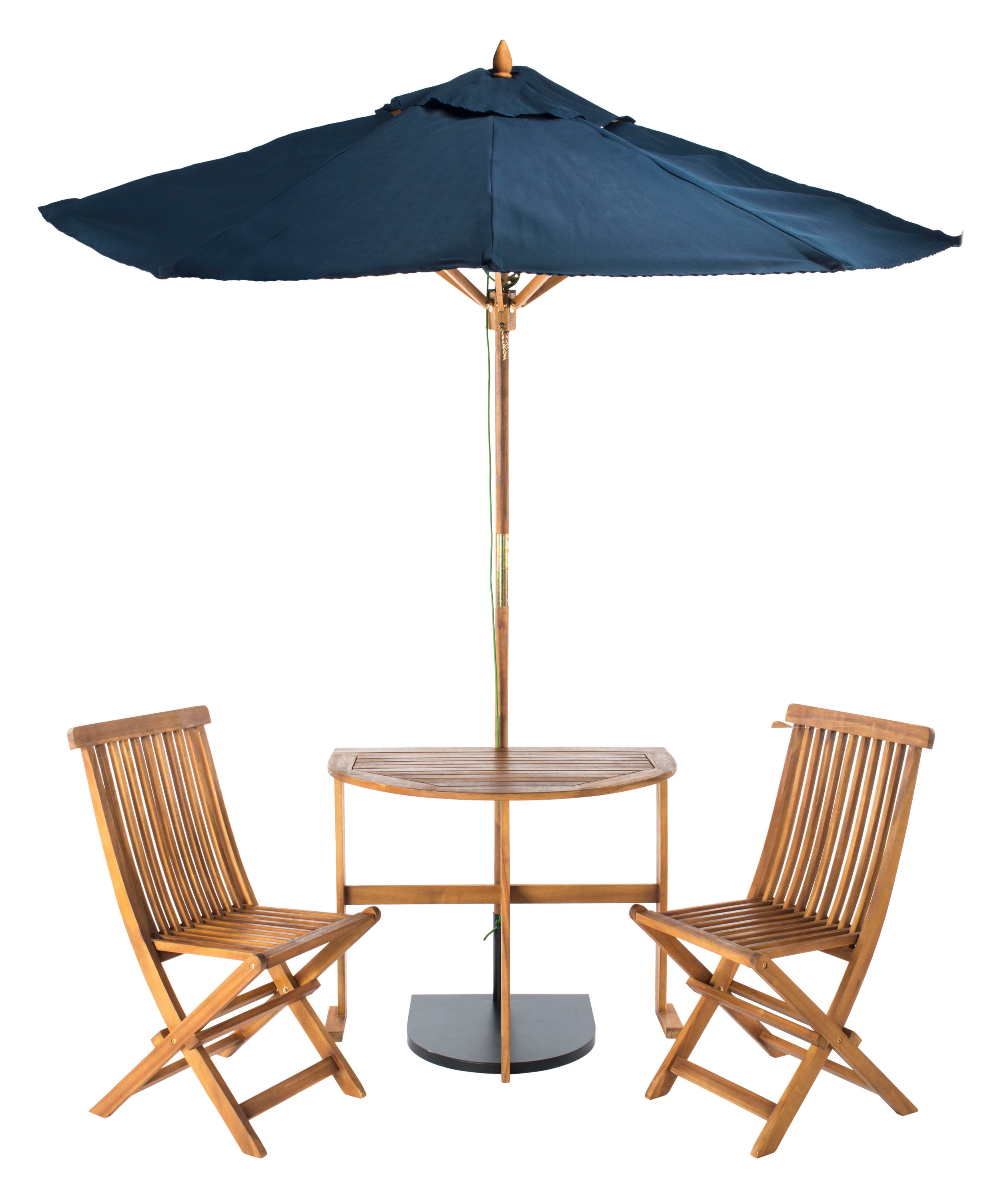 Safavieh PAT6750B Evert 4-Piece Brown Patio Dining Set