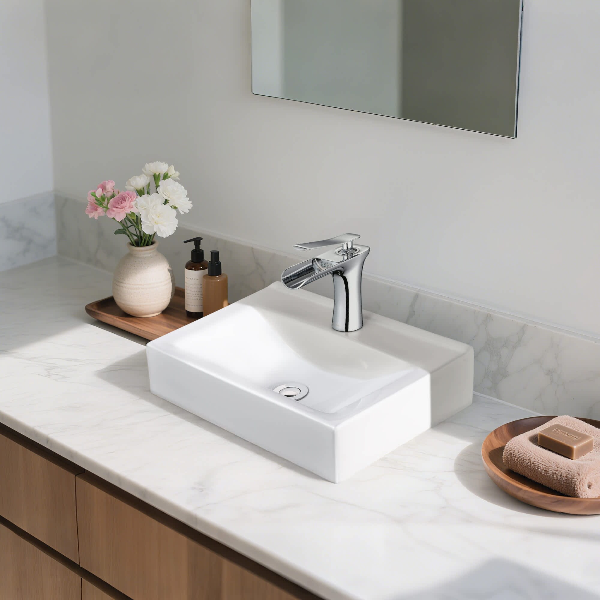 Yescom 80PSKST025-F2-CHR-LO Lavatory-Faucets - View #2