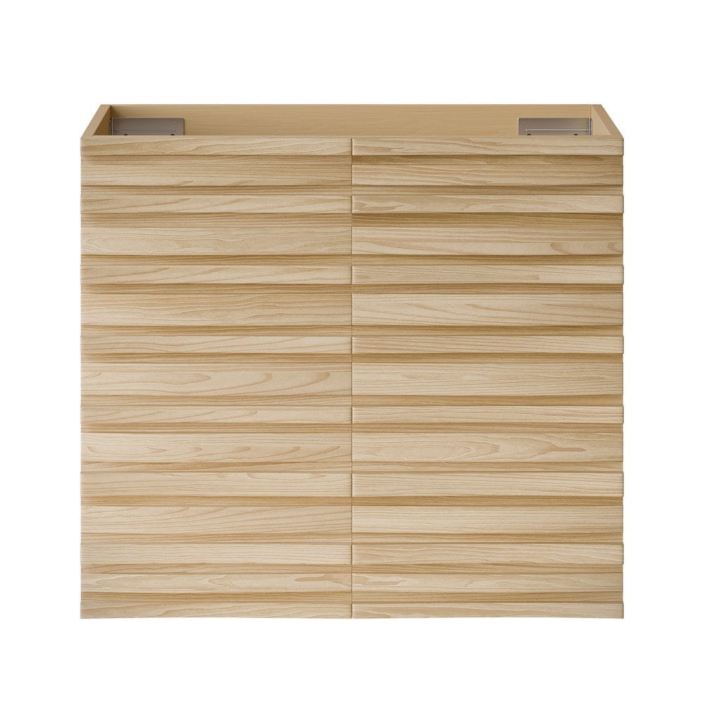 Swiss Madison Cascade 24 WallMounted Bathroom Vanity Cabinet without Top in Natural Oak