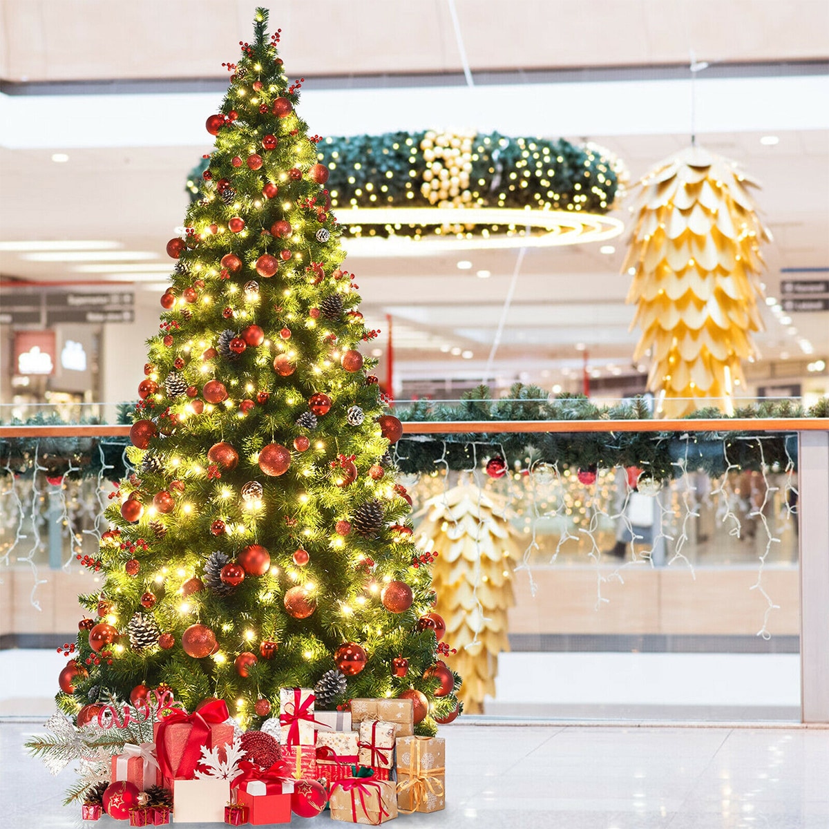 Forclover HYFASDCM54 Artificial-Christmas-Trees - View #8