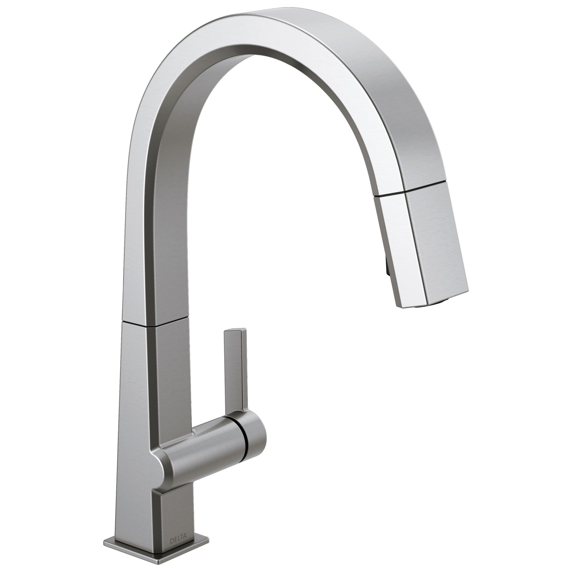 Delta Pivotal Arctic Stainless Single Handle Pull down Kitchen