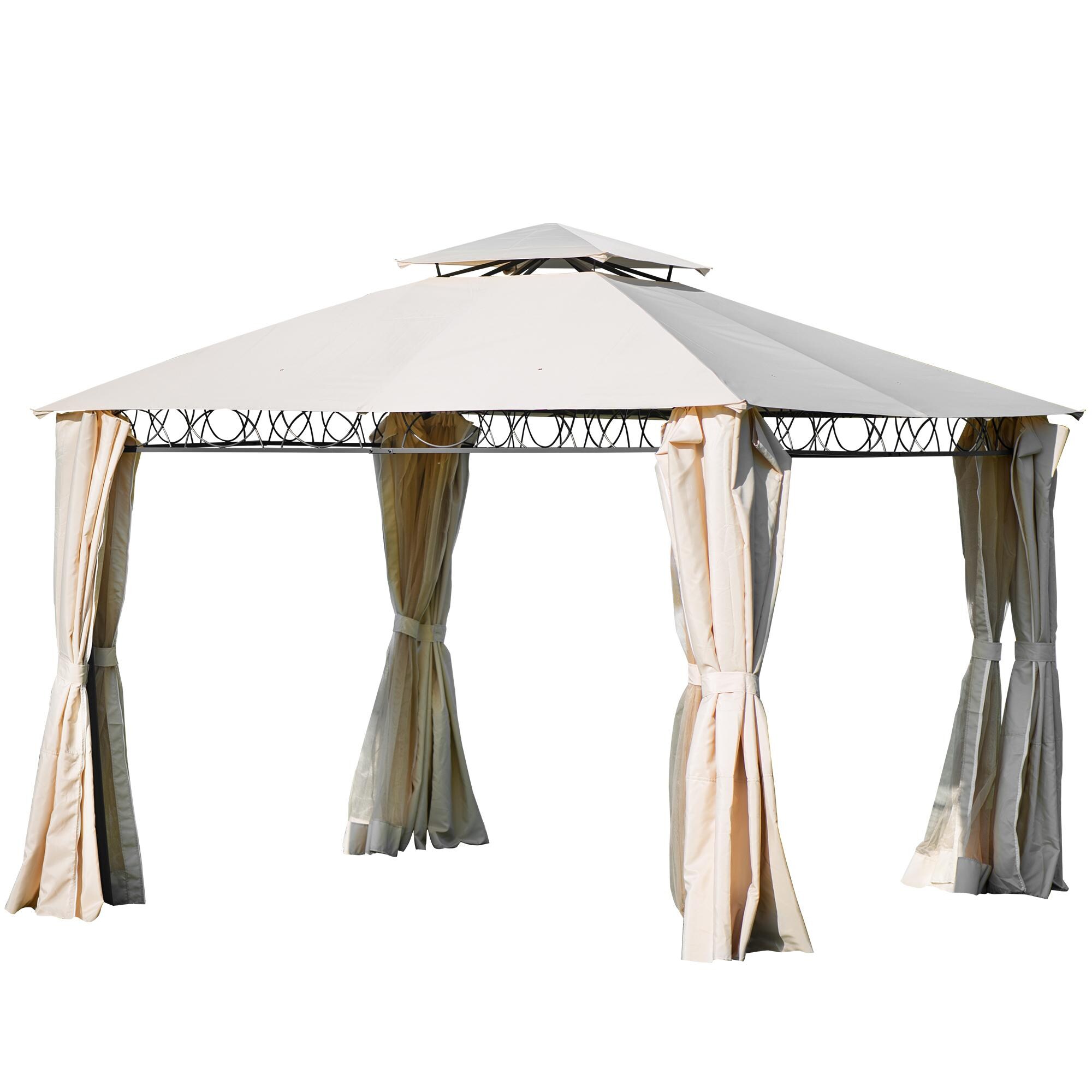 Patio Canopy Square Gazebos, Pergolas & Canopies At Lowes.com