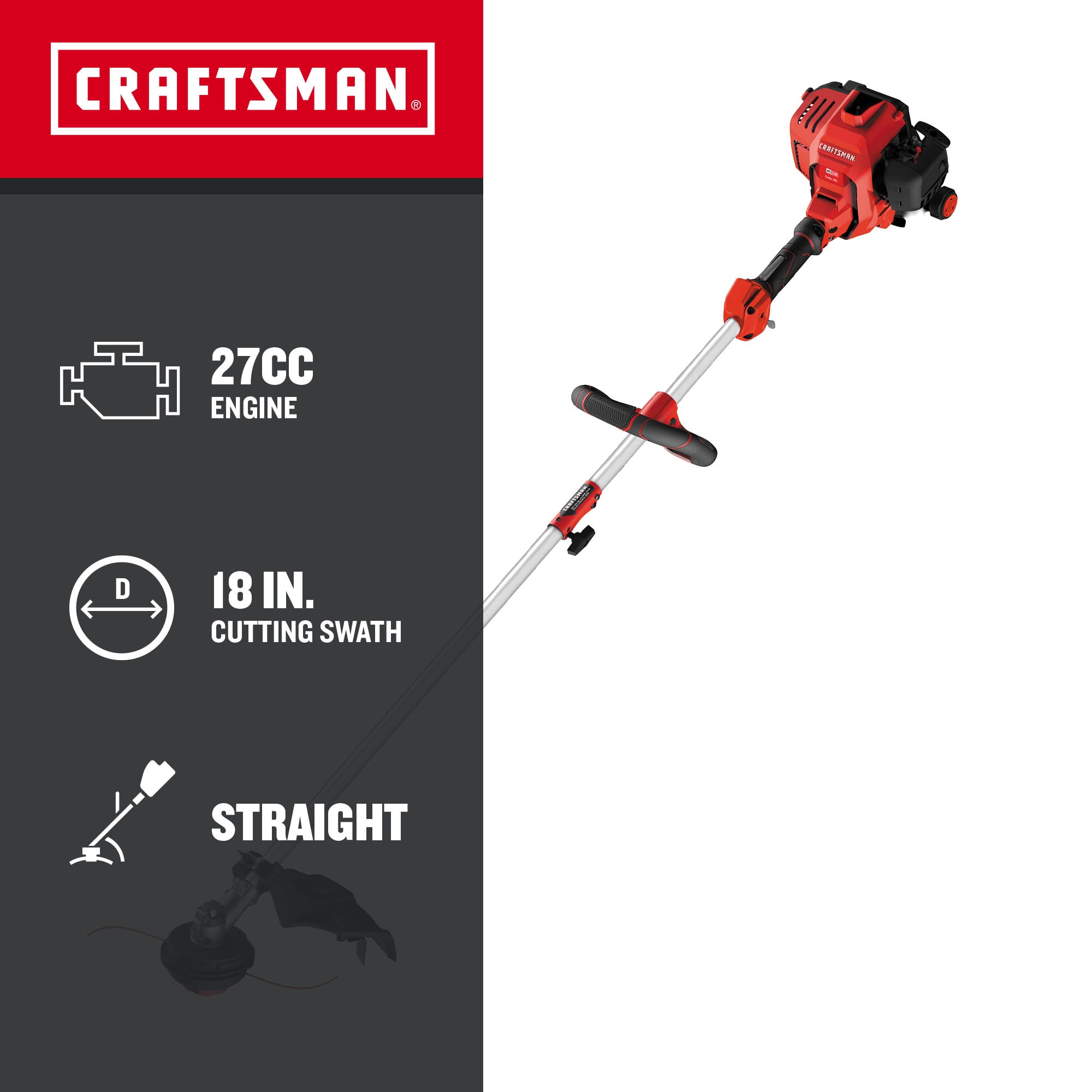 CRAFTSMAN CMXGTAMDSS27 Cordless-String-Trimmers - View #2