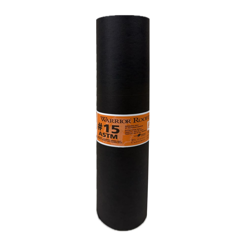 Warrior Roofing 15ARL 36-in x 144-ft 432-sq ft Felt Roof Underlayment
