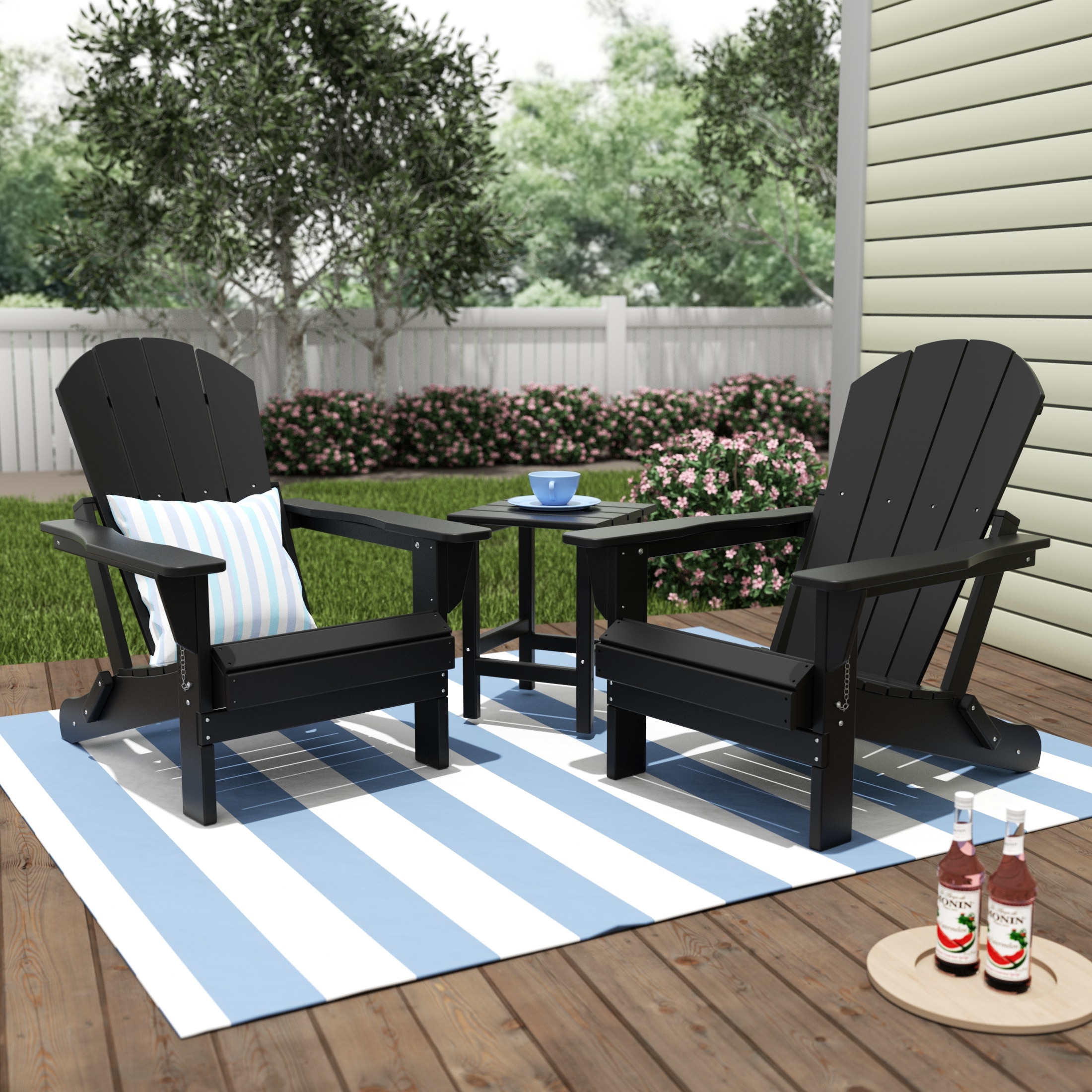Westin Furniture 2001-AC2-CS-BK Patio-Conversation-Sets - View #2