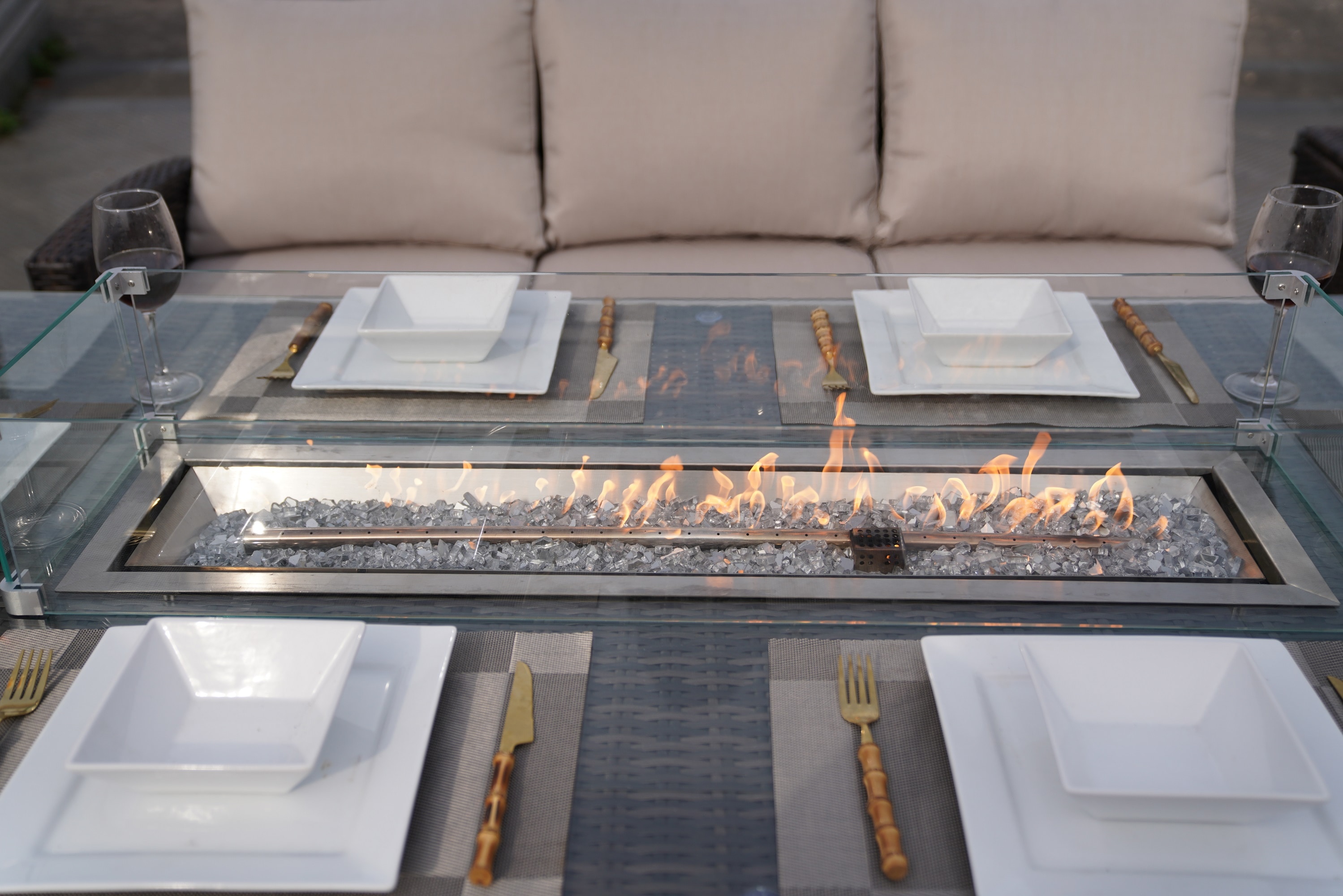Moda Furnishings CMAG-1406B-R Patio-Conversation-Sets - View #3