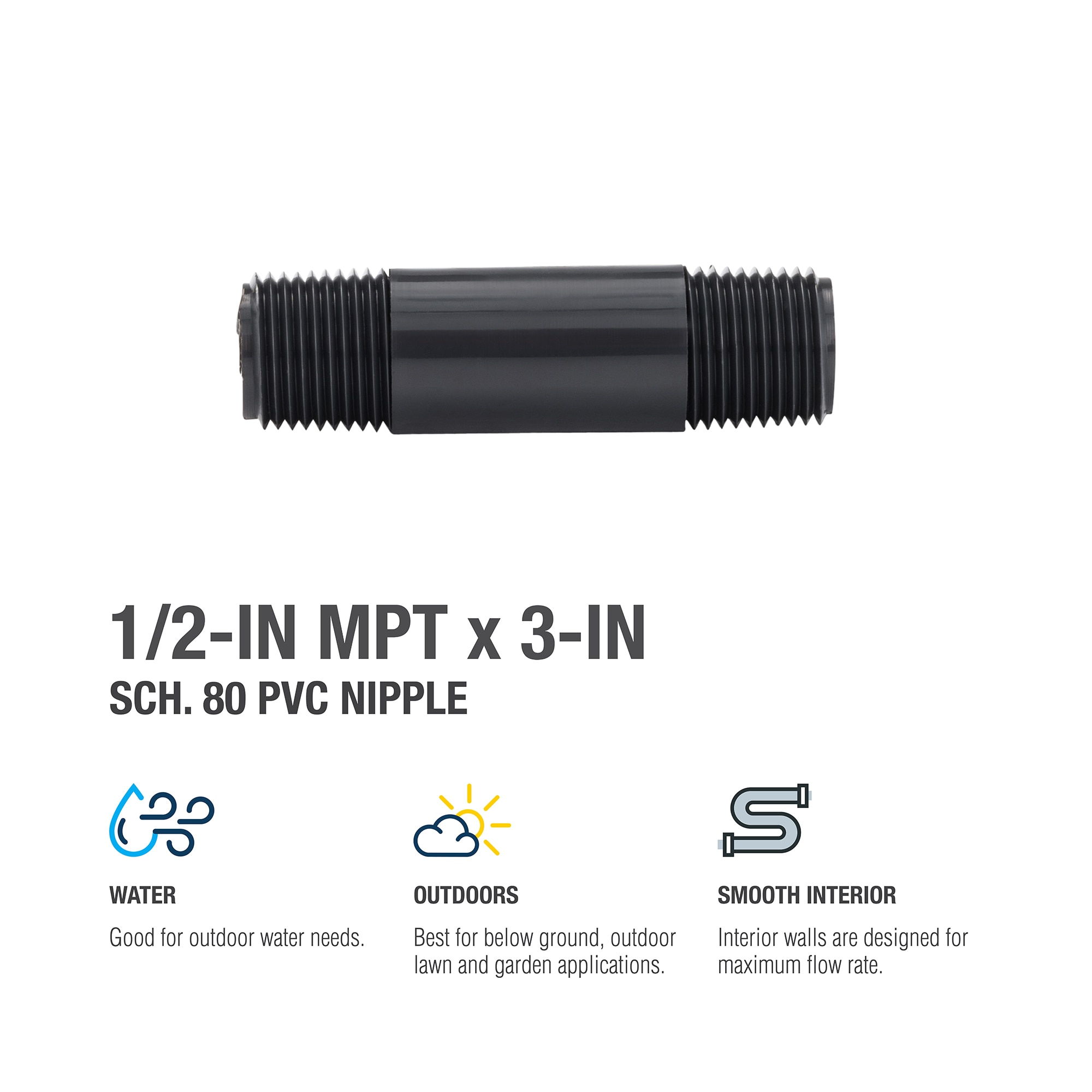 B&K 403-030 Pvc-Pressure-Sch-40-Fittings - View #5