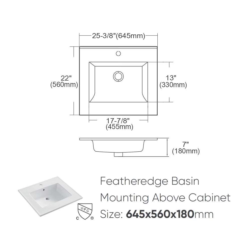 LTMATE LSMJ-660F Vanity-Tops - View #4